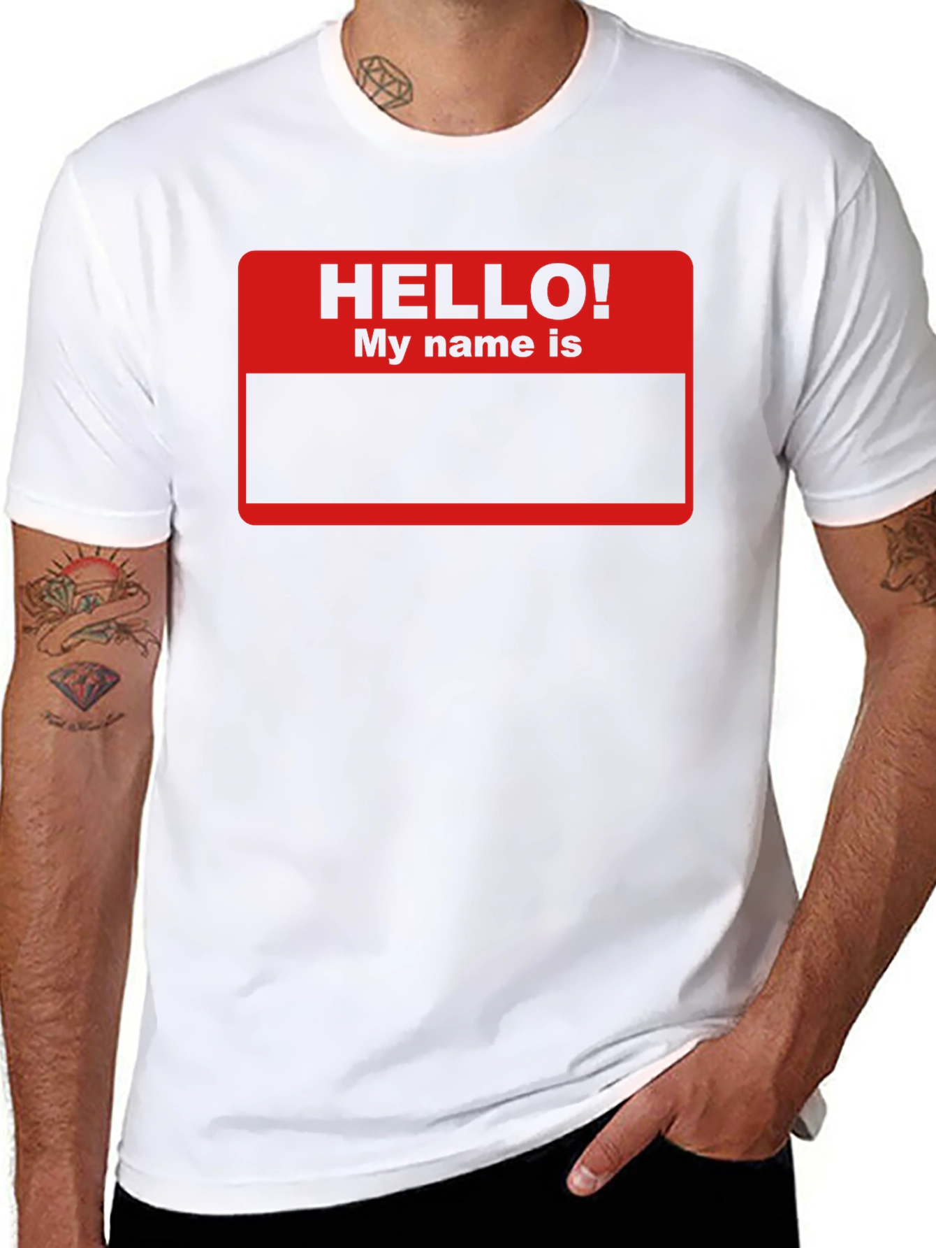 Hello My Name Is T-Shirt - Funny Introvert Tee