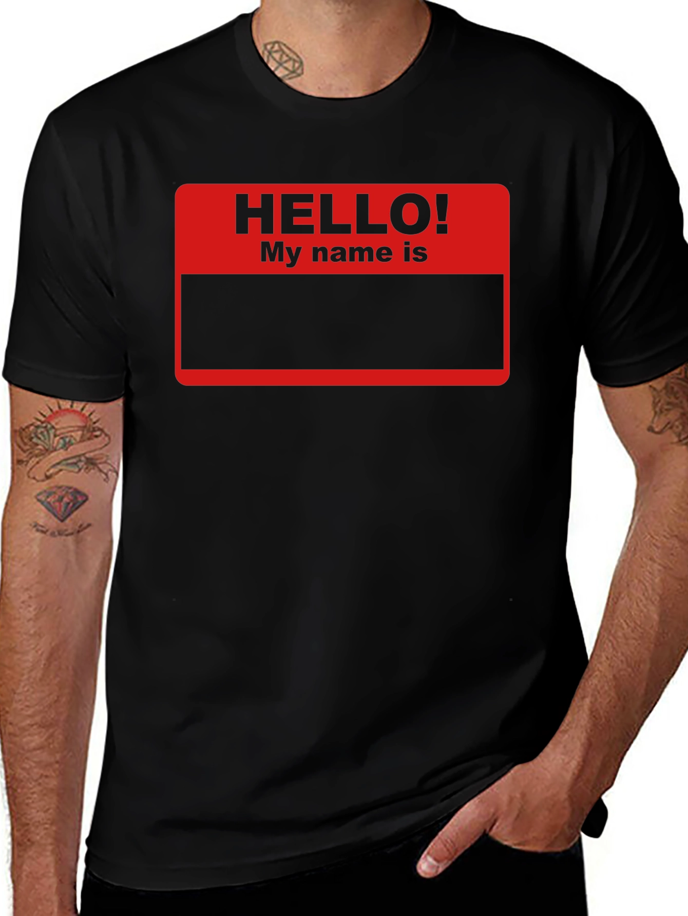 Hello My Name Is T-Shirt - Funny Introvert Tee