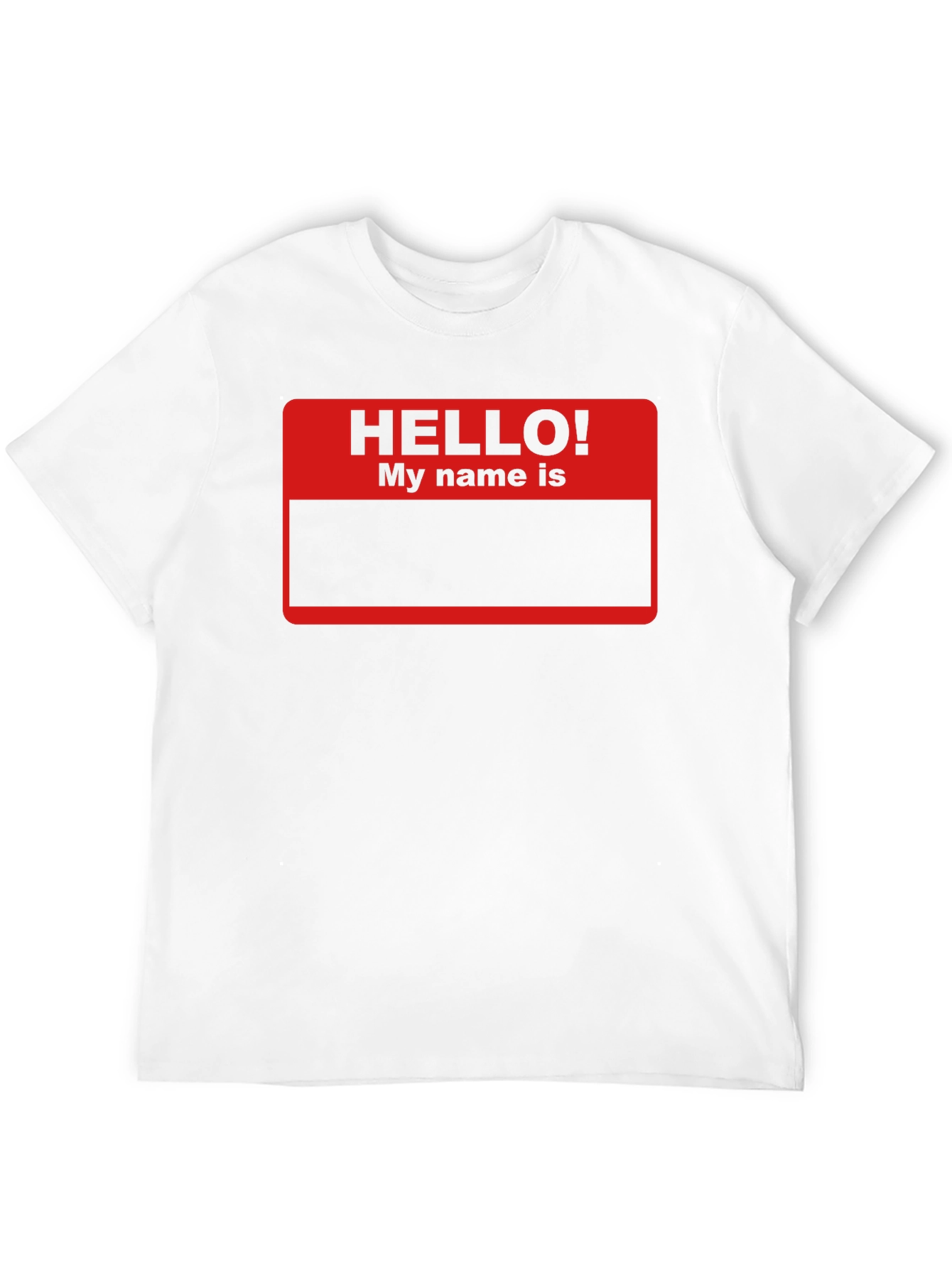 Hello My Name Is T-Shirt - Funny Introvert Tee