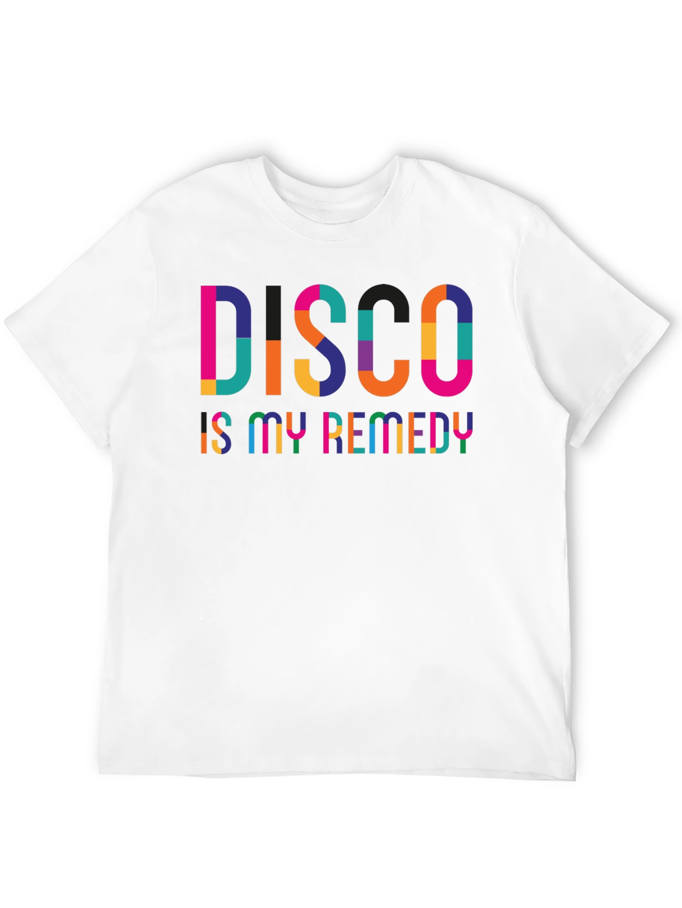 Disco is My Remedy - Stylish Graphic T-Shirt