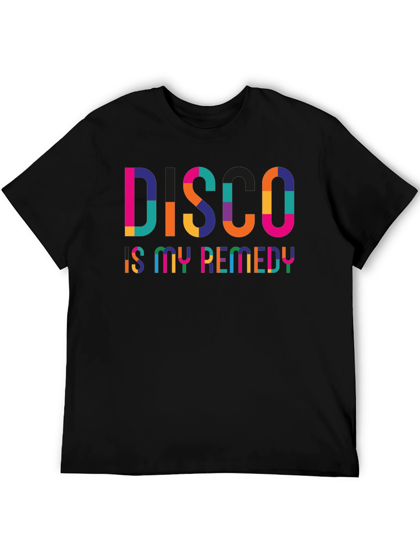 Disco is My Remedy - Stylish Graphic T-Shirt