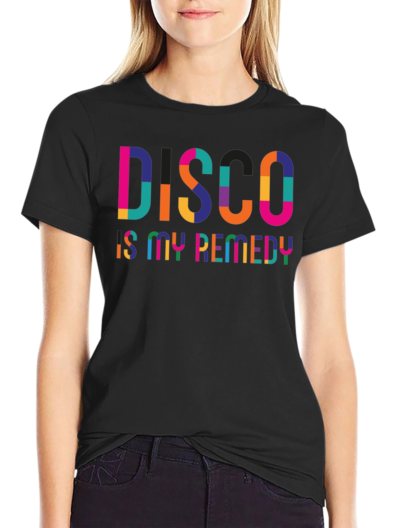 Disco is My Remedy - Stylish Graphic T-Shirt