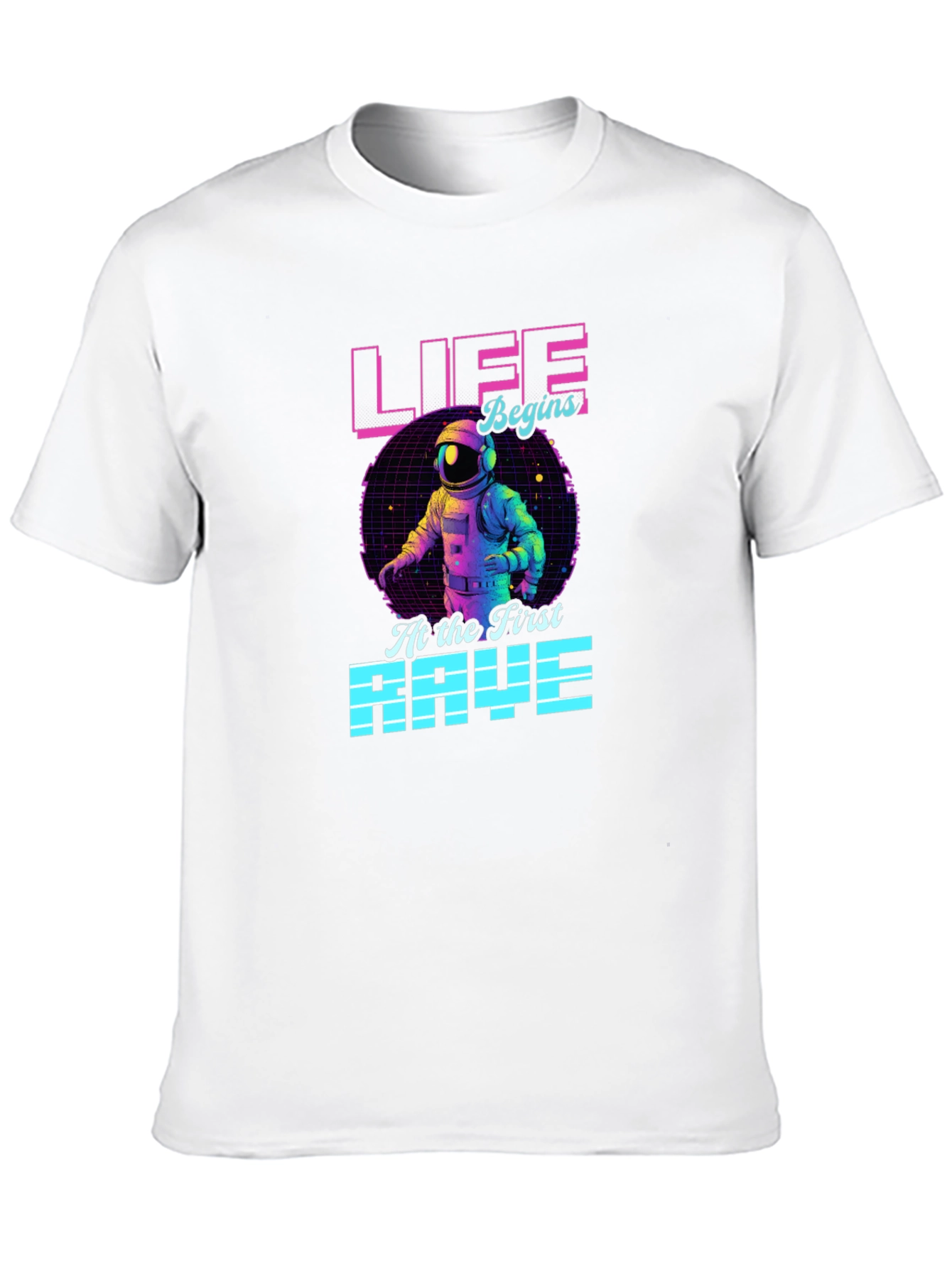 Life Begins At The First Rave T-Shirt
