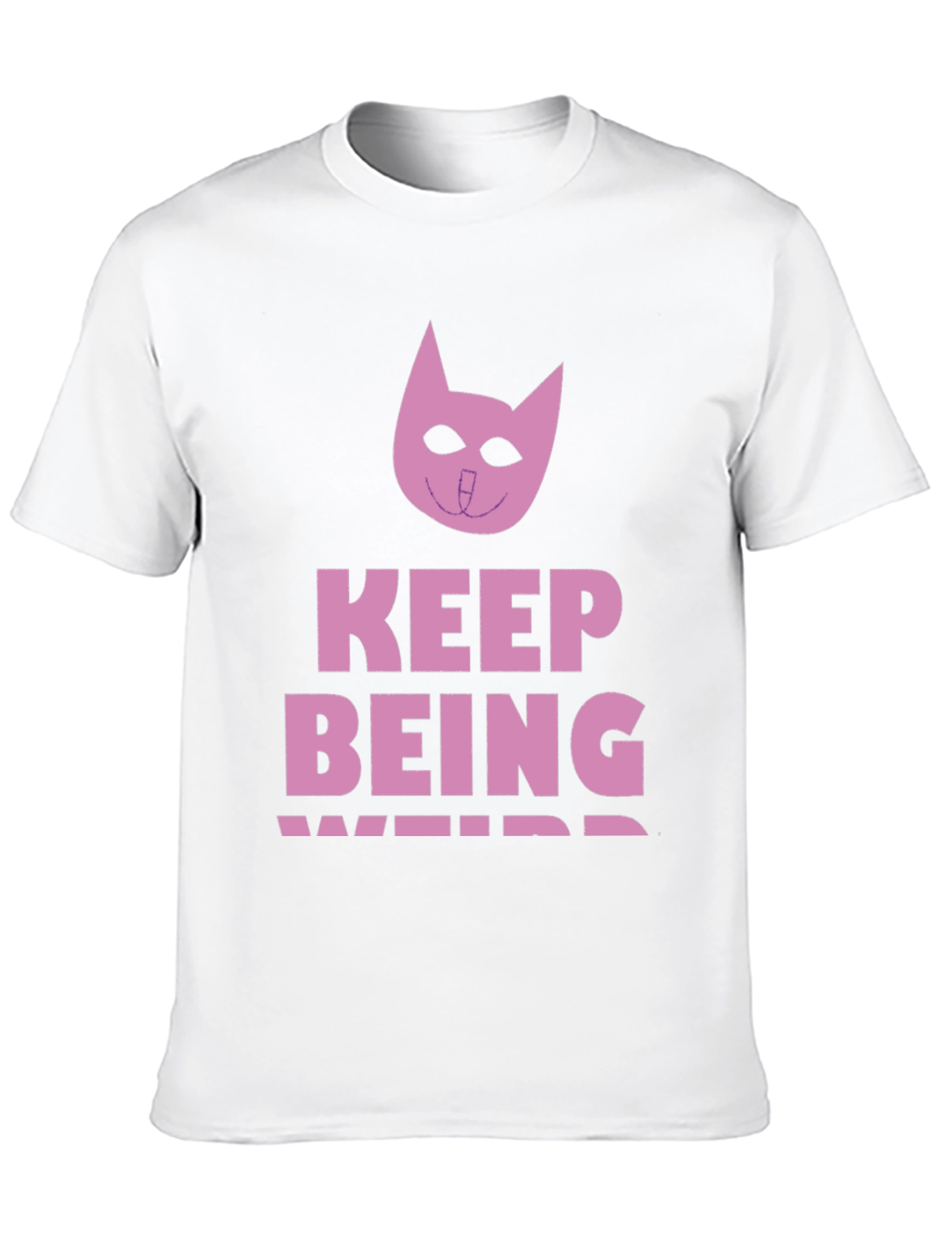 Keep Being Weird Black Tee