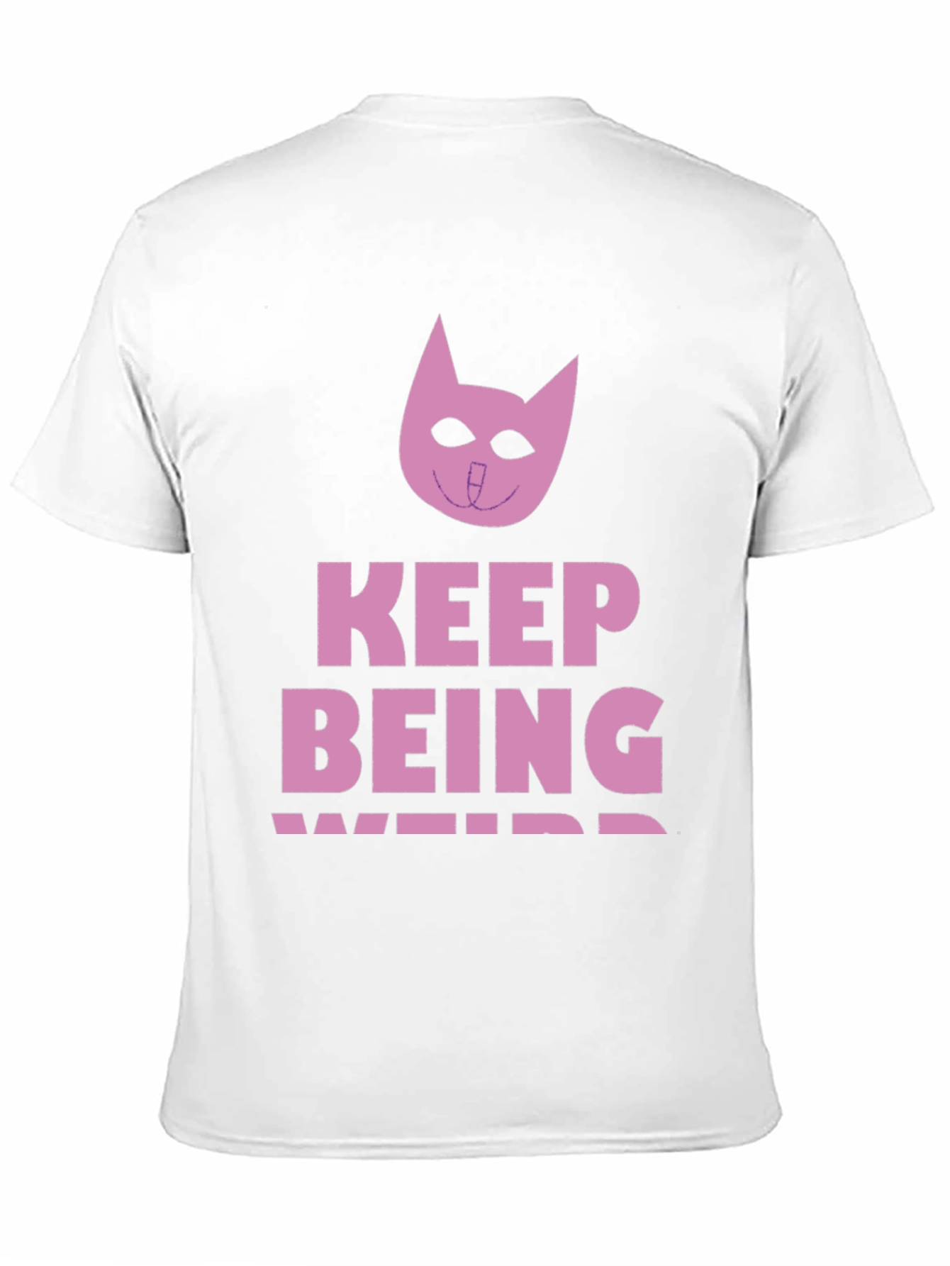 Keep Being Weird Black Tee