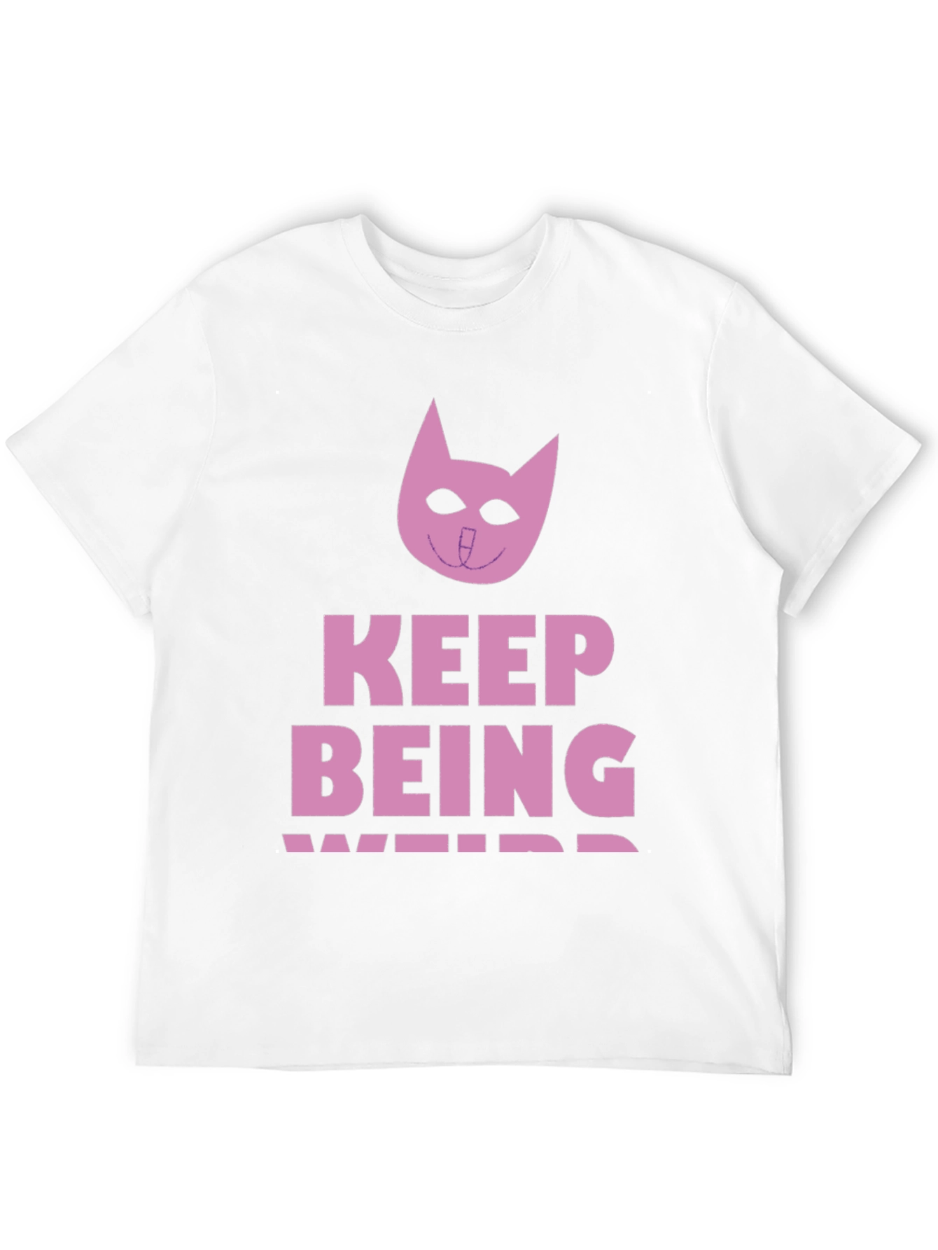 Keep Being Weird Black Tee