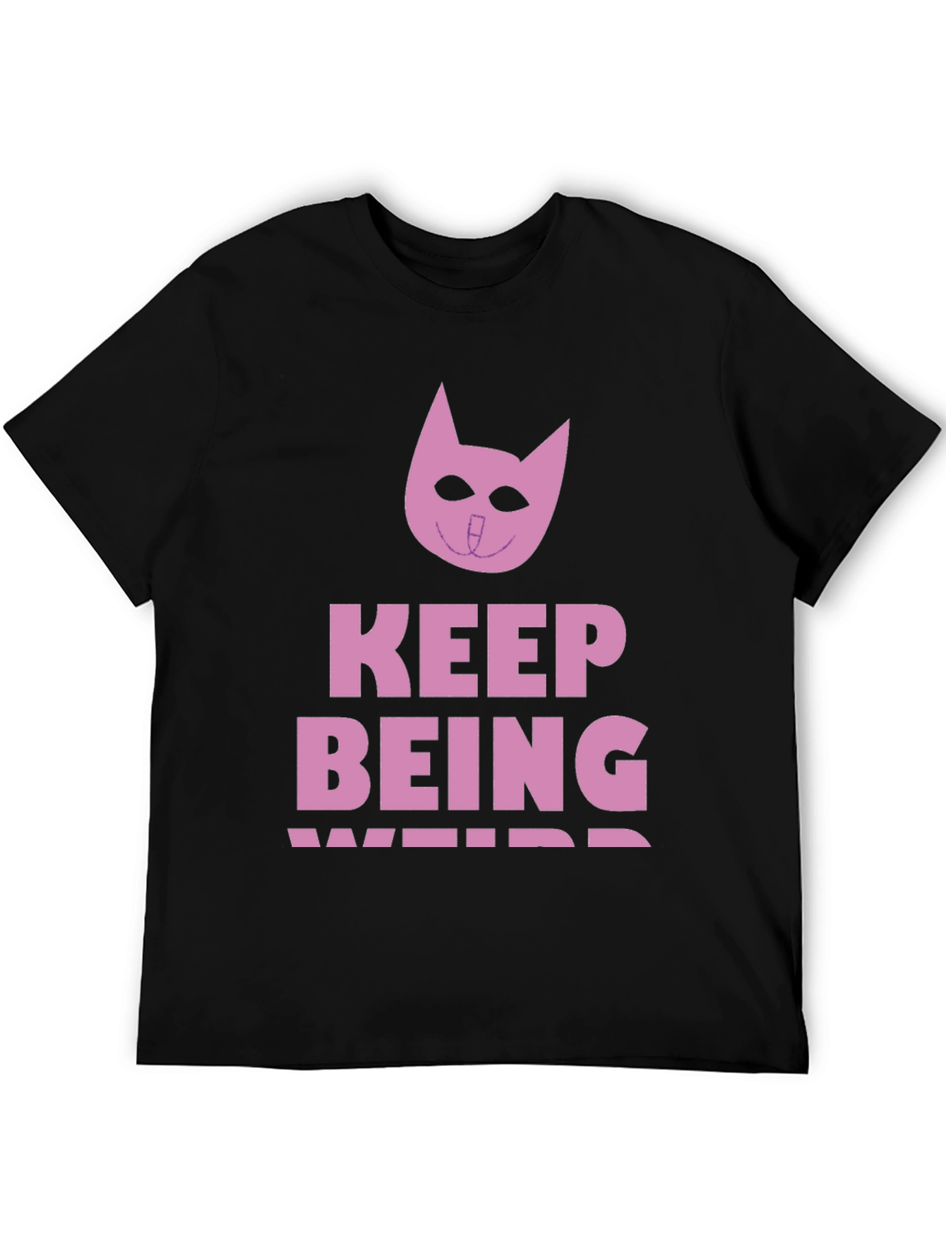 Keep Being Weird Black Tee