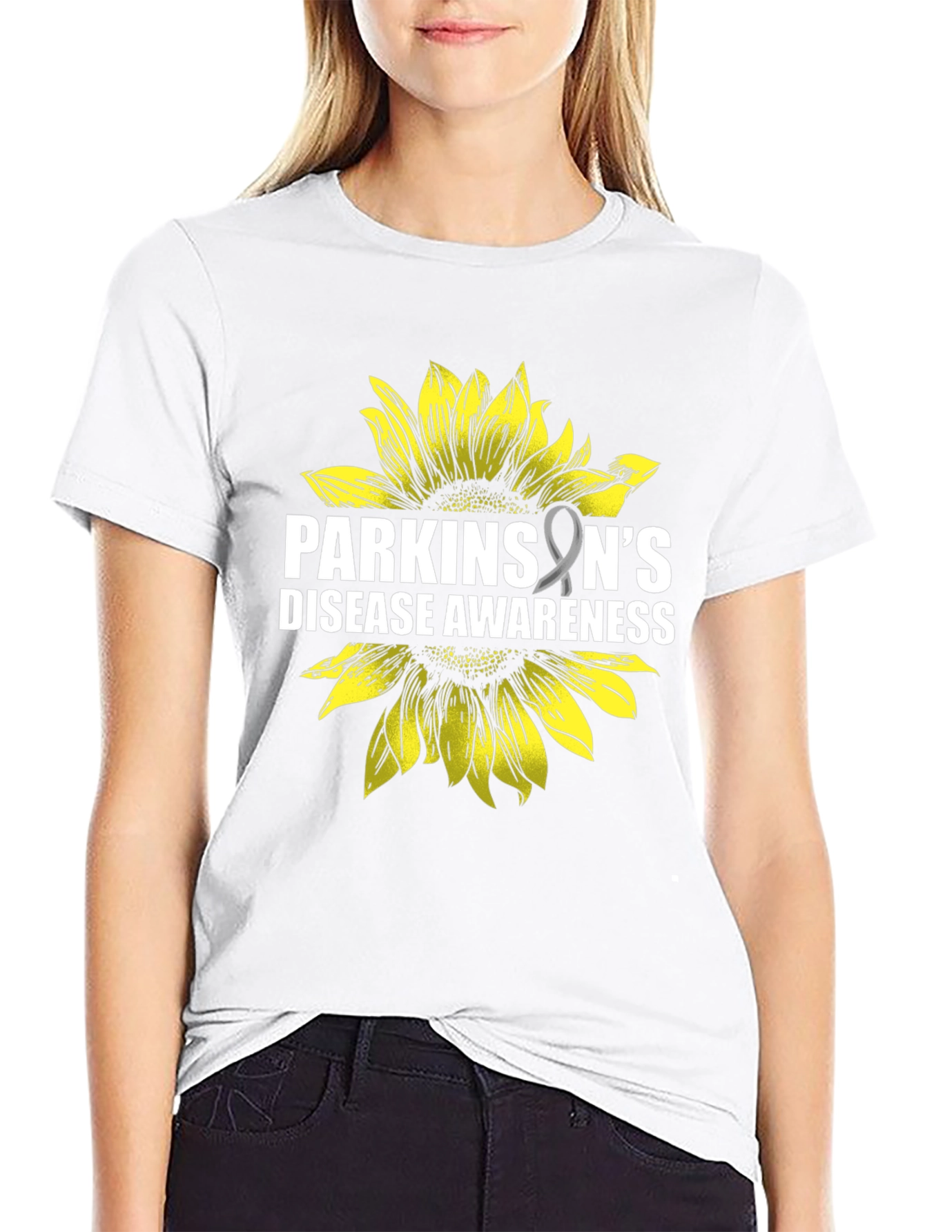 Parkinsons Disease Awareness Sunflower Tee
