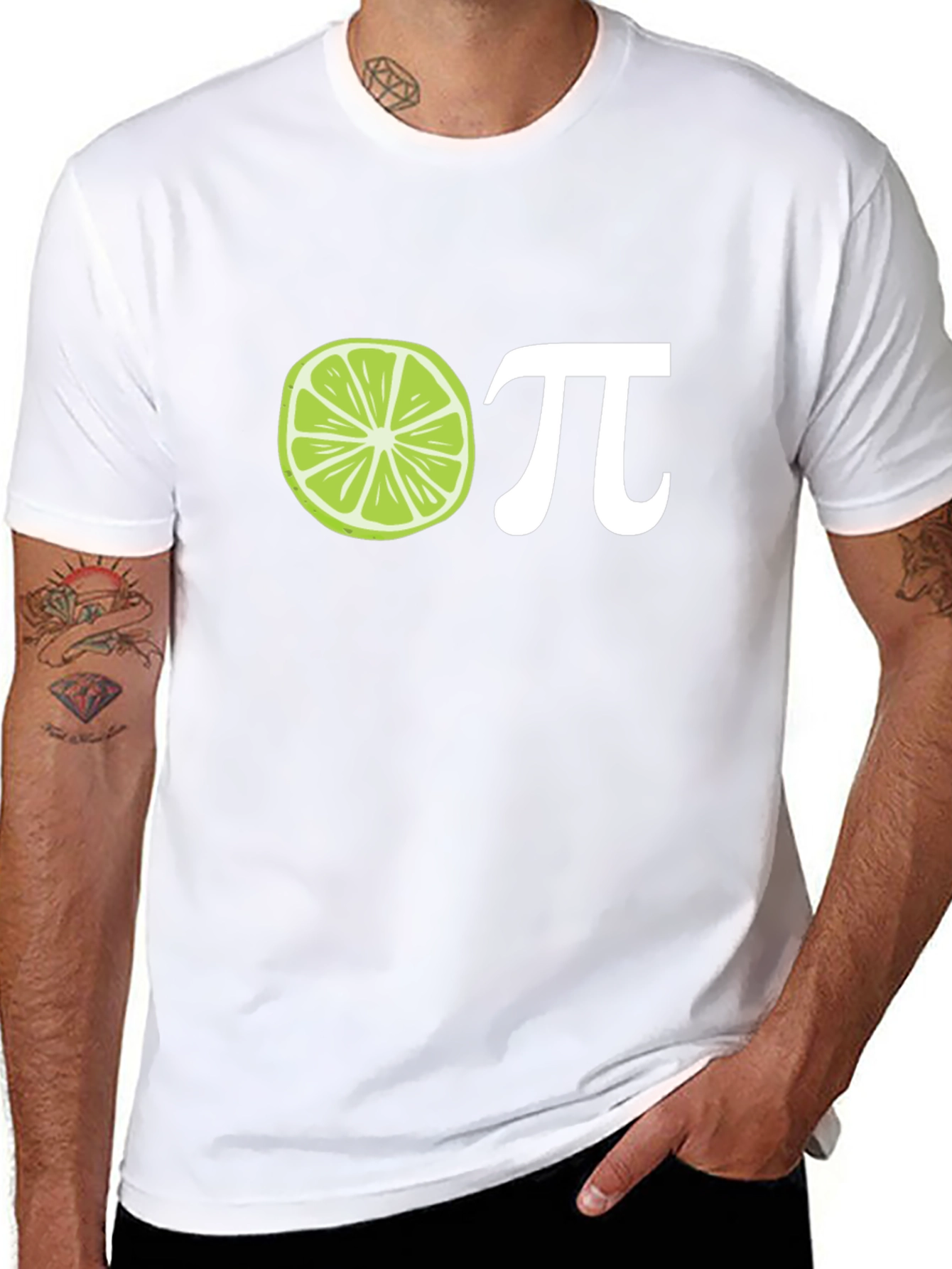 Lime Pi T-Shirt - Math Pun Tee
