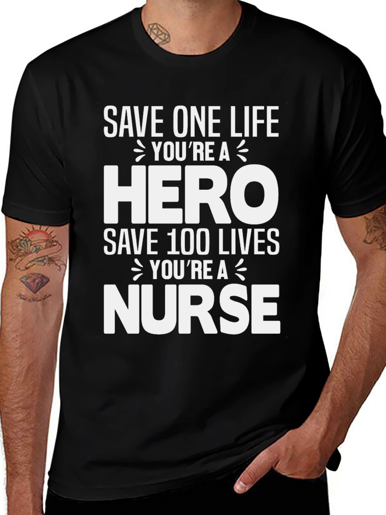 Hero Nurse T-Shirt - Save Lives!