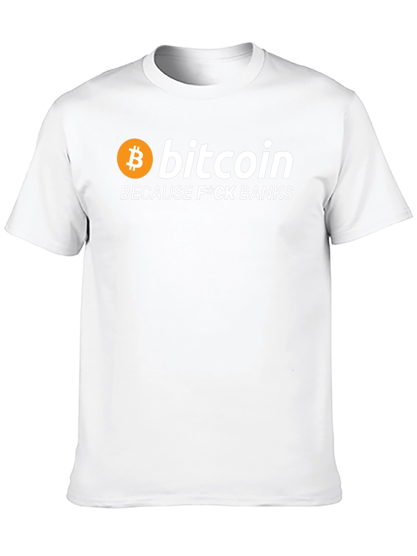 Bitcoin Because F*ck Banks Black T-Shirt
