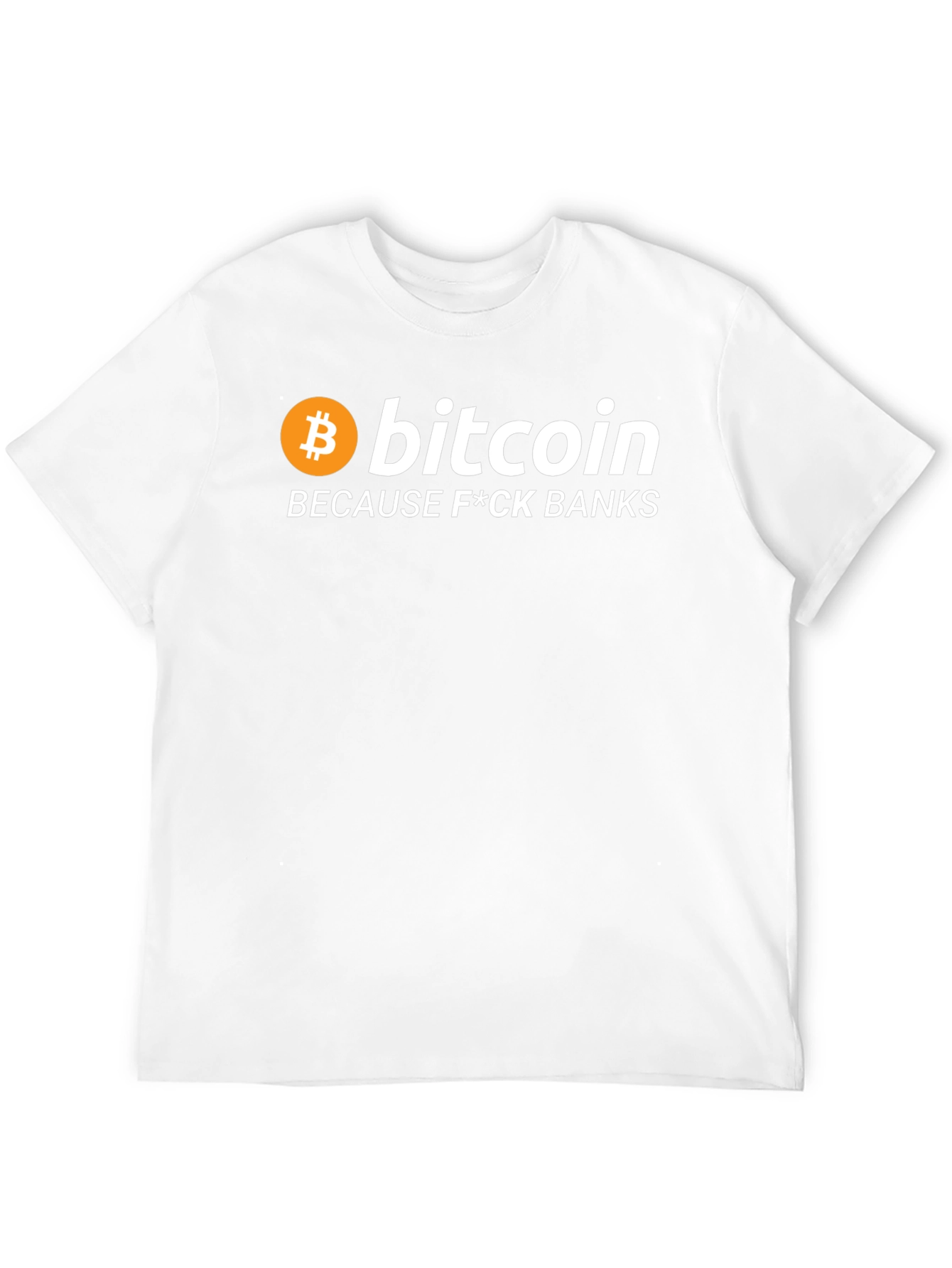 Bitcoin Because F*ck Banks Black T-Shirt