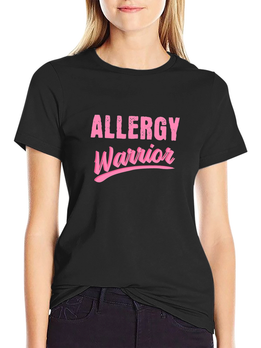 Allergy Warrior Pink Graphic T-Shirt