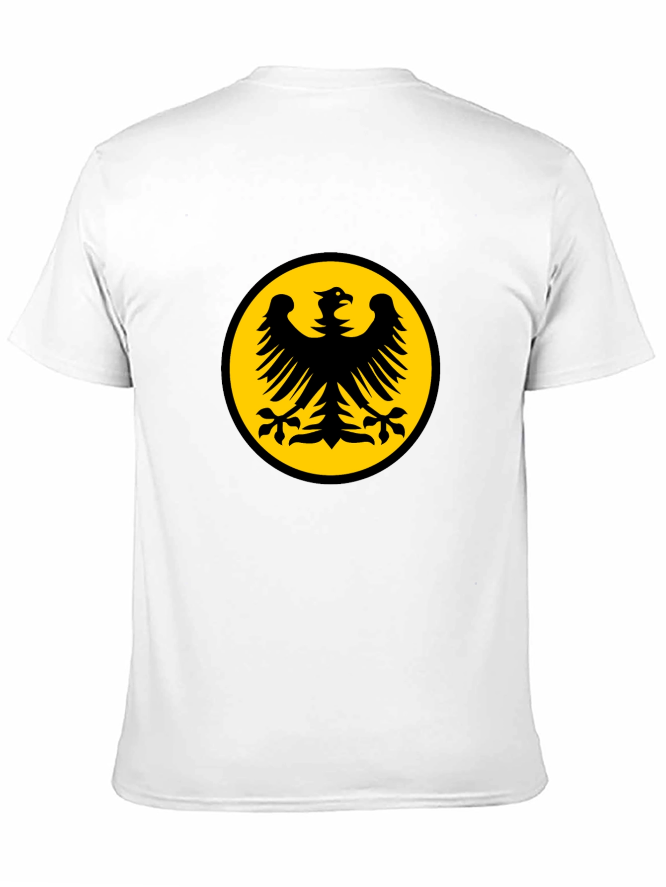 Black T-Shirt with Eagle Emblem
