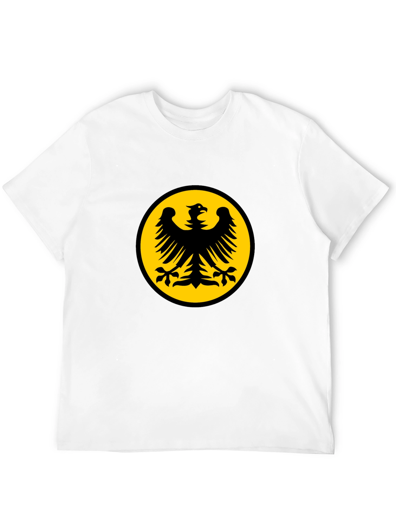 Black T-Shirt with Eagle Emblem