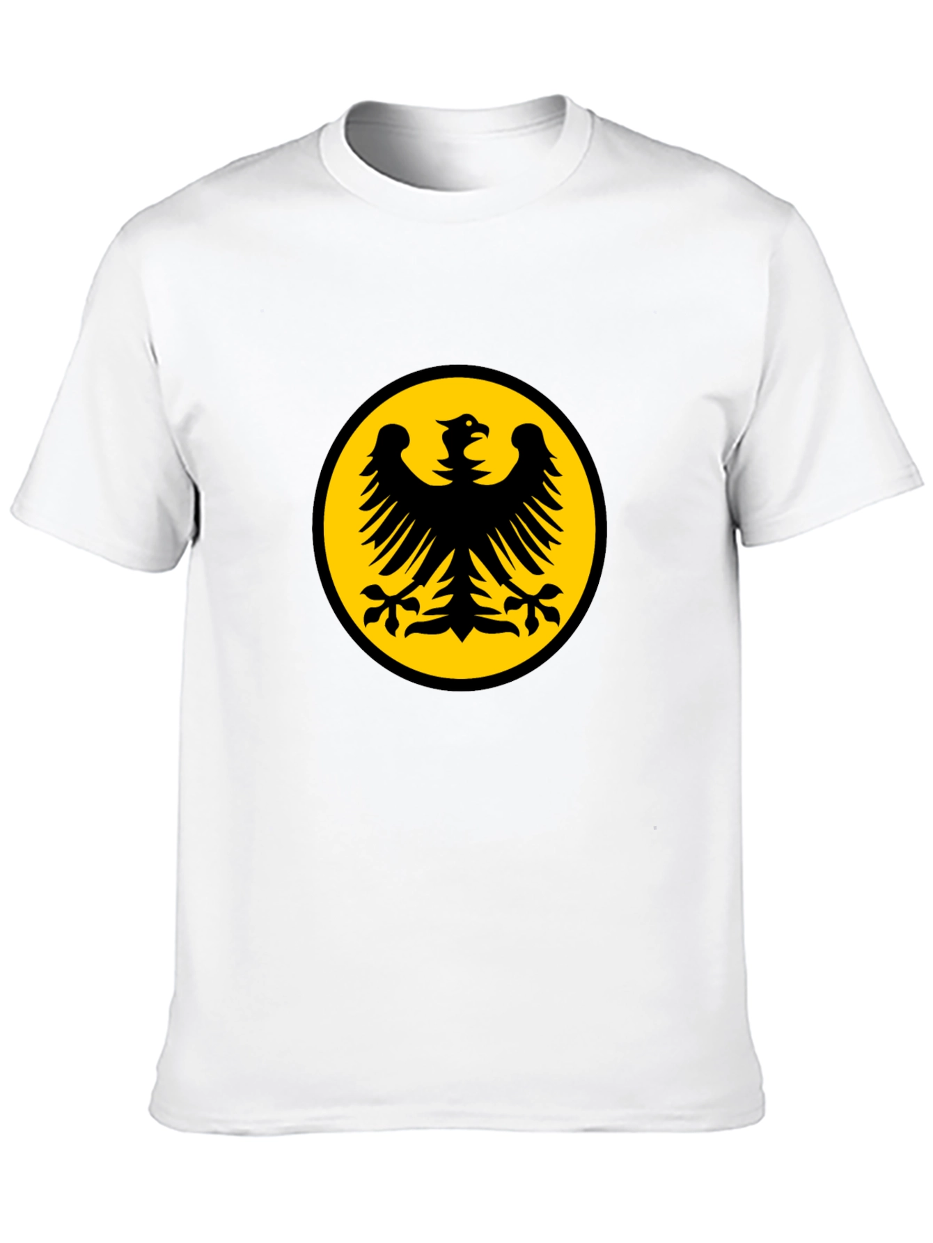 Black T-Shirt with Eagle Emblem