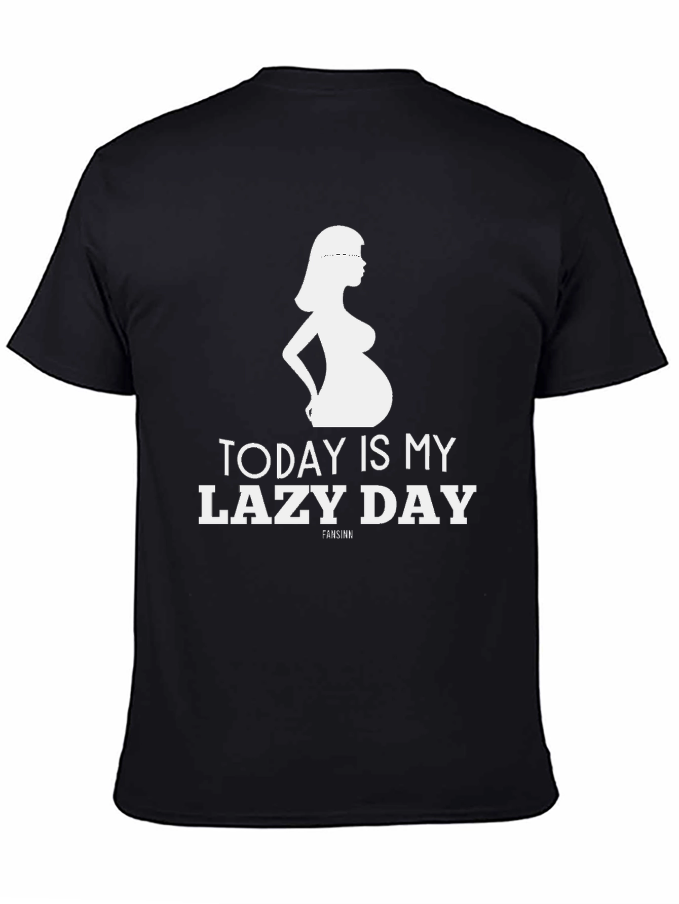Funny Pregnancy T-Shirt - Lazy Day Tee