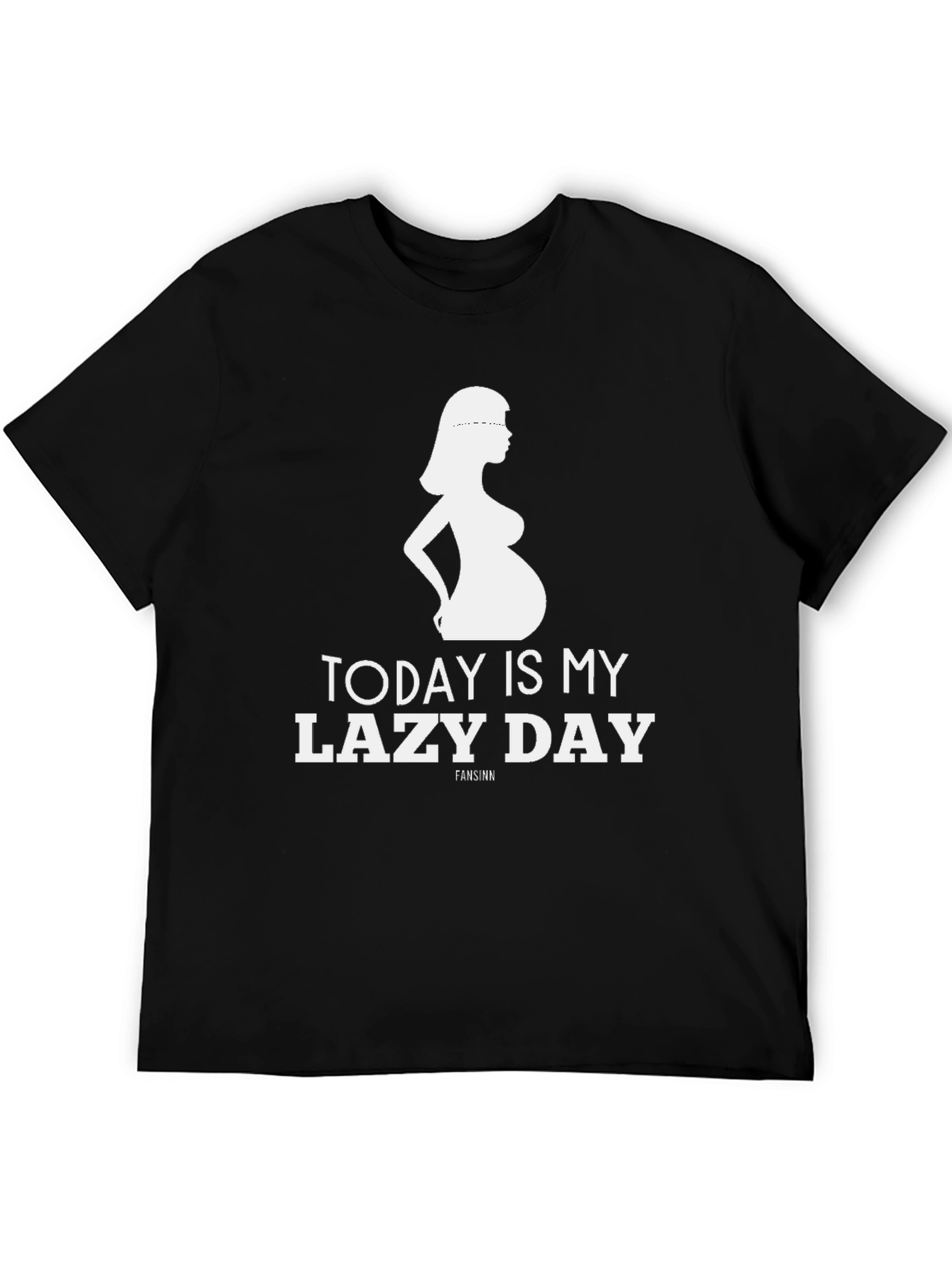 Funny Pregnancy T-Shirt - Lazy Day Tee
