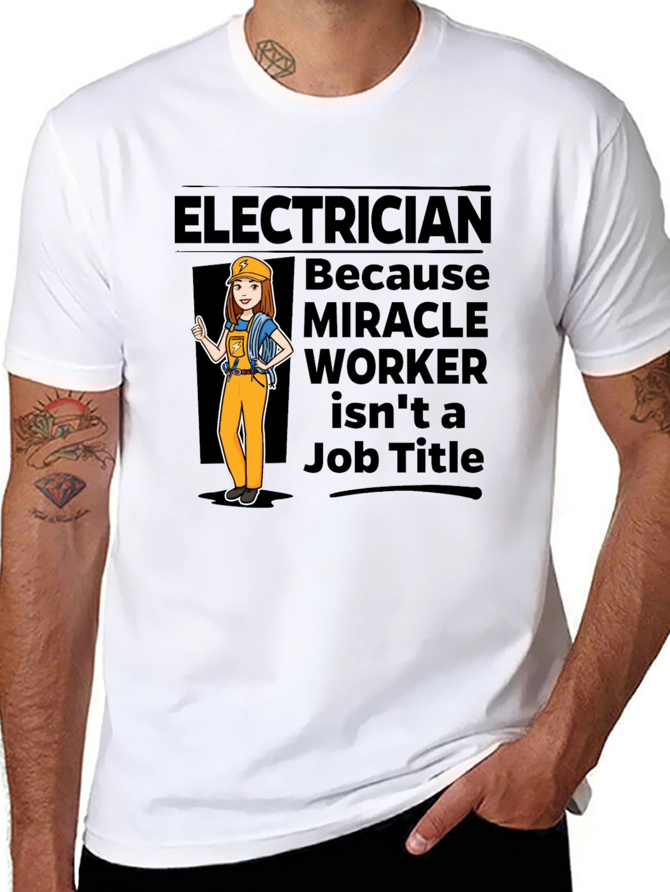 Electrician Miracle Worker T-Shirt