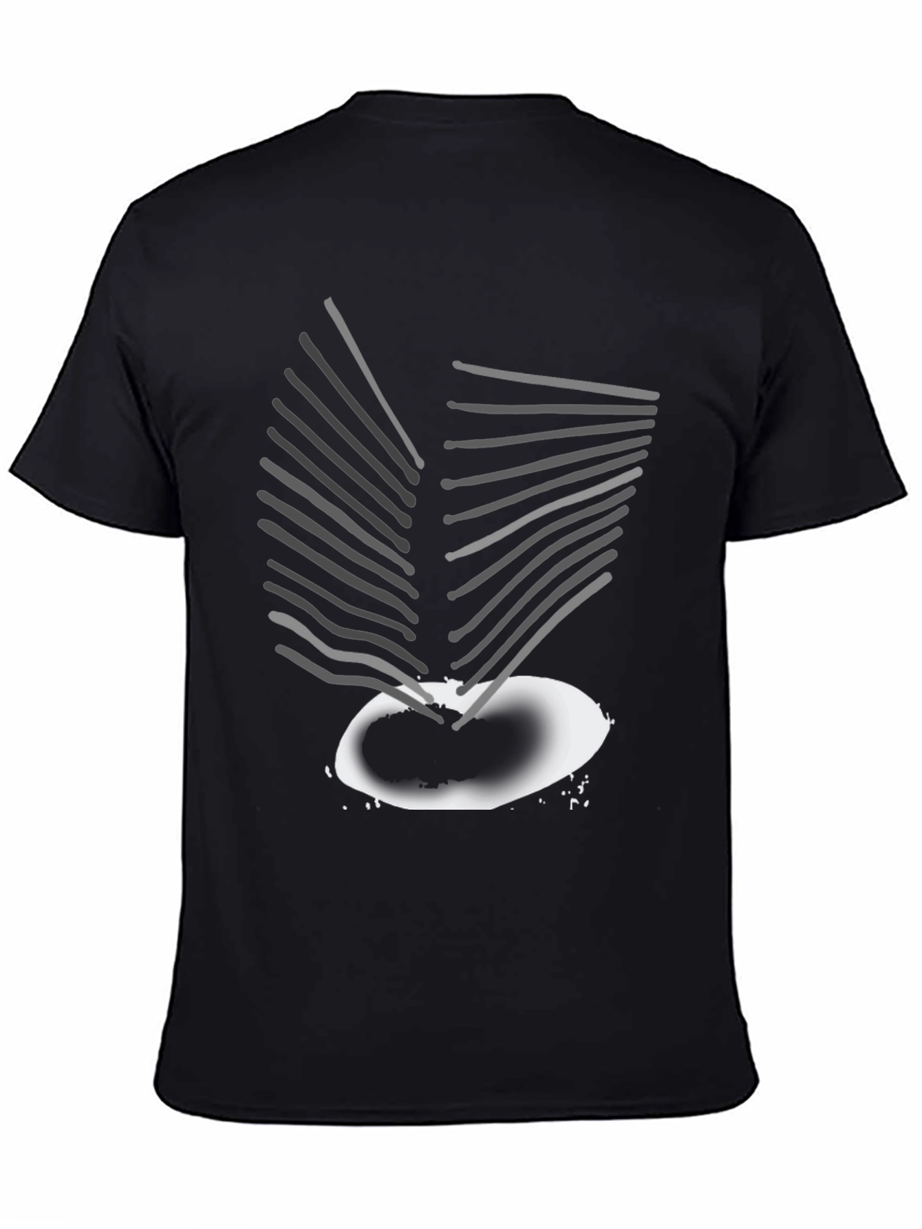 Abstract Graphic Print Tee - Modern Art Shirt