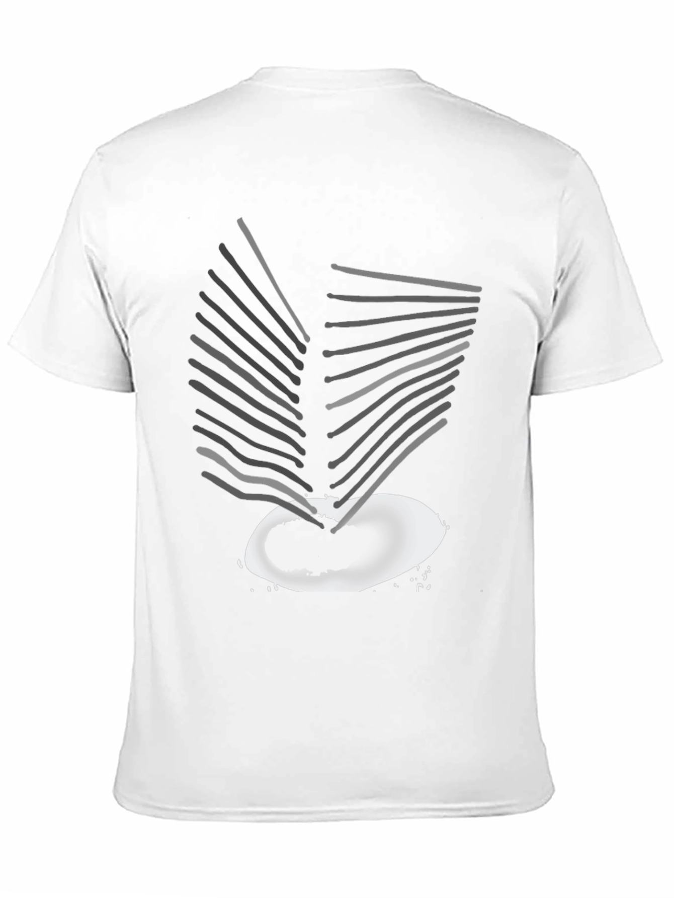Abstract Graphic Print Tee - Modern Art Shirt