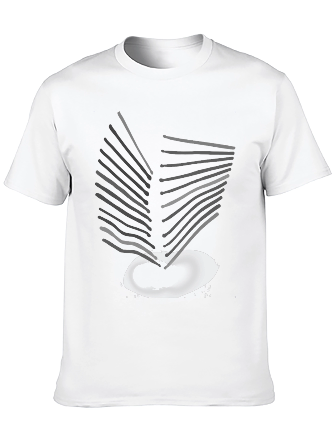 Abstract Graphic Print Tee - Modern Art Shirt