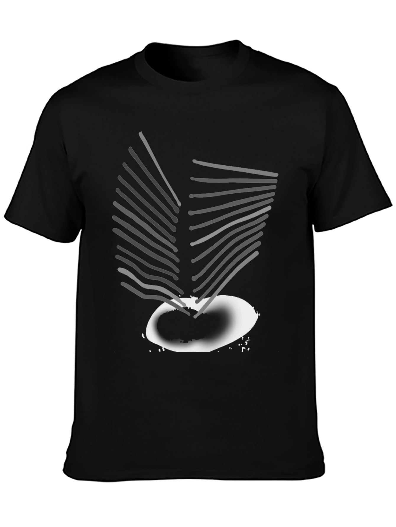 Abstract Graphic Print Tee - Modern Art Shirt