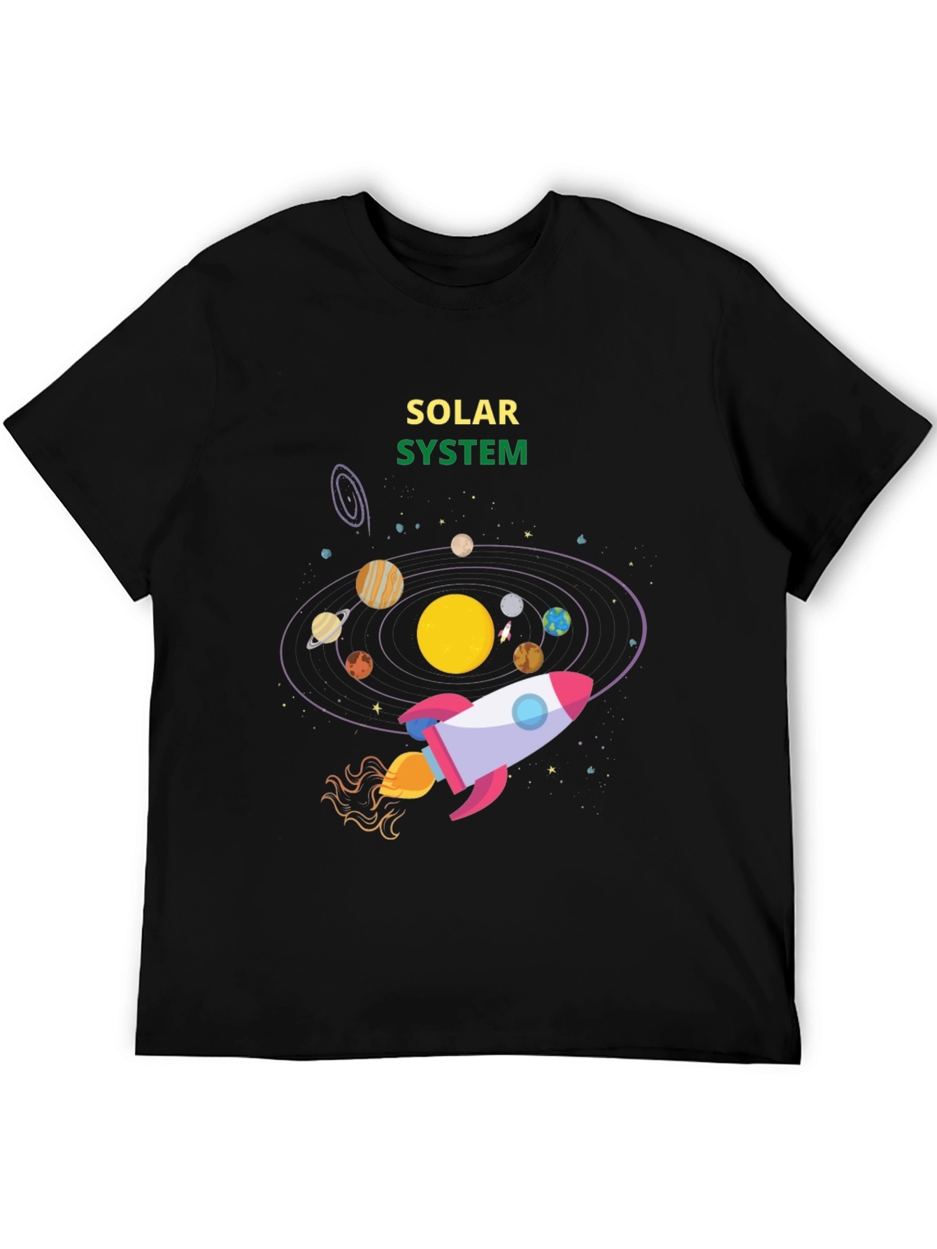 Solar System Rocket T-Shirt