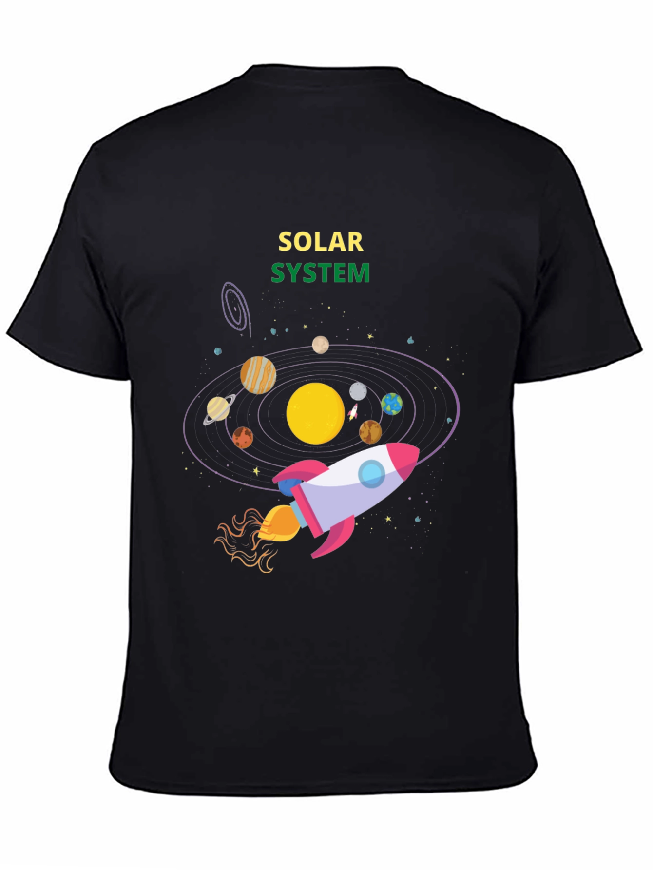 Solar System Rocket T-Shirt