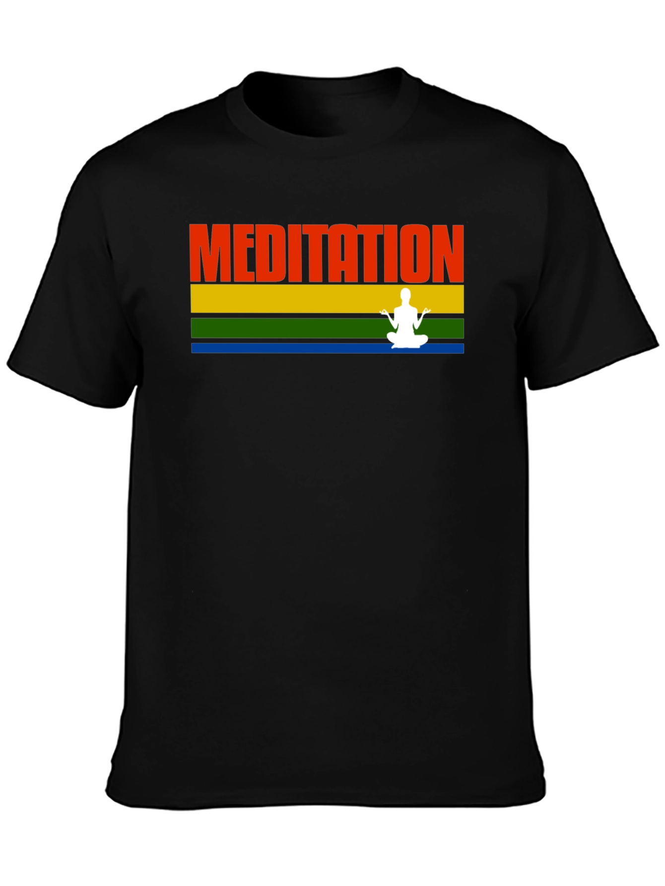 Meditation Retro T-Shirt - Relaxed Fit