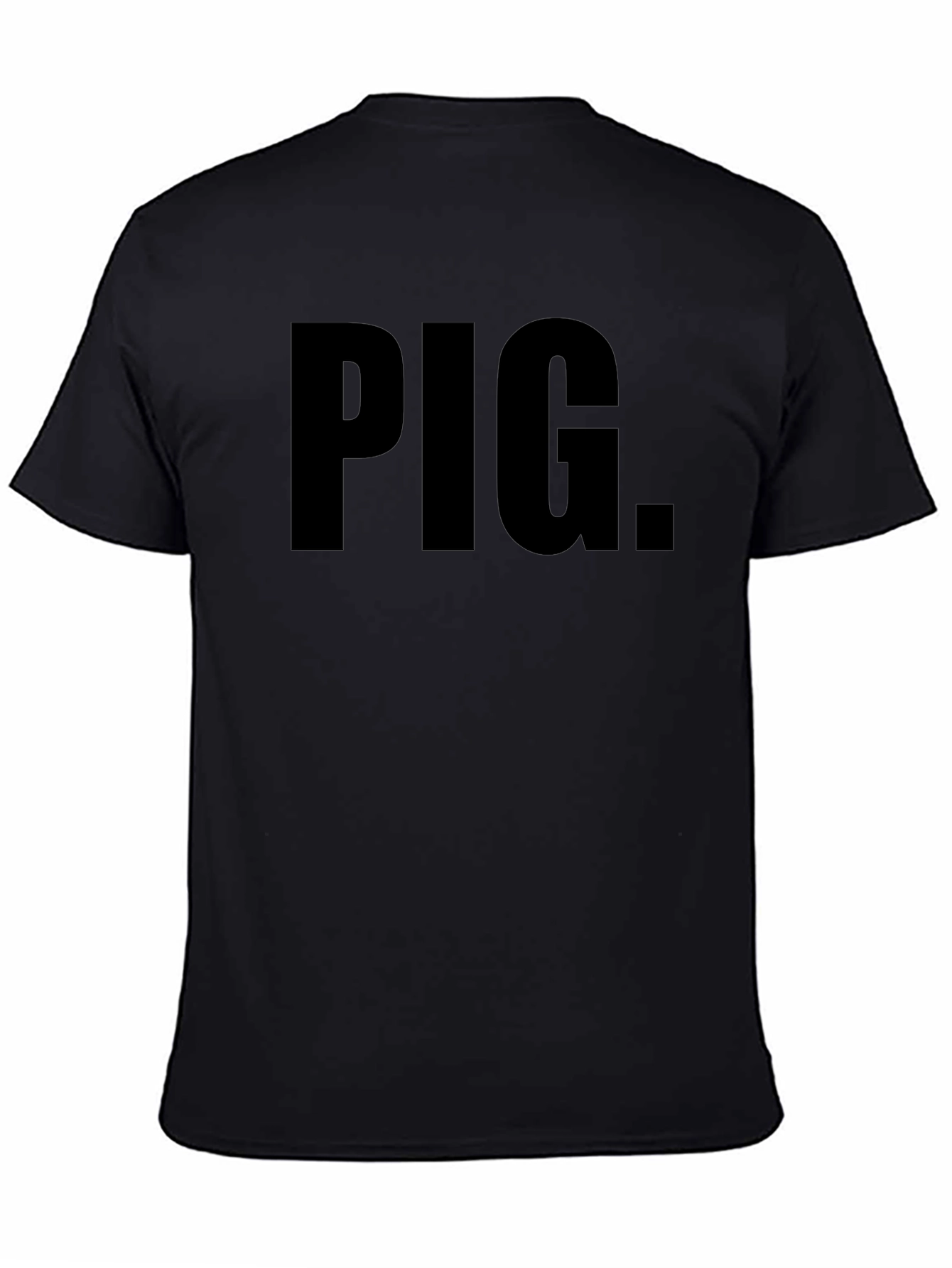 PIG. Black Graphic T-Shirt - Statement Tee