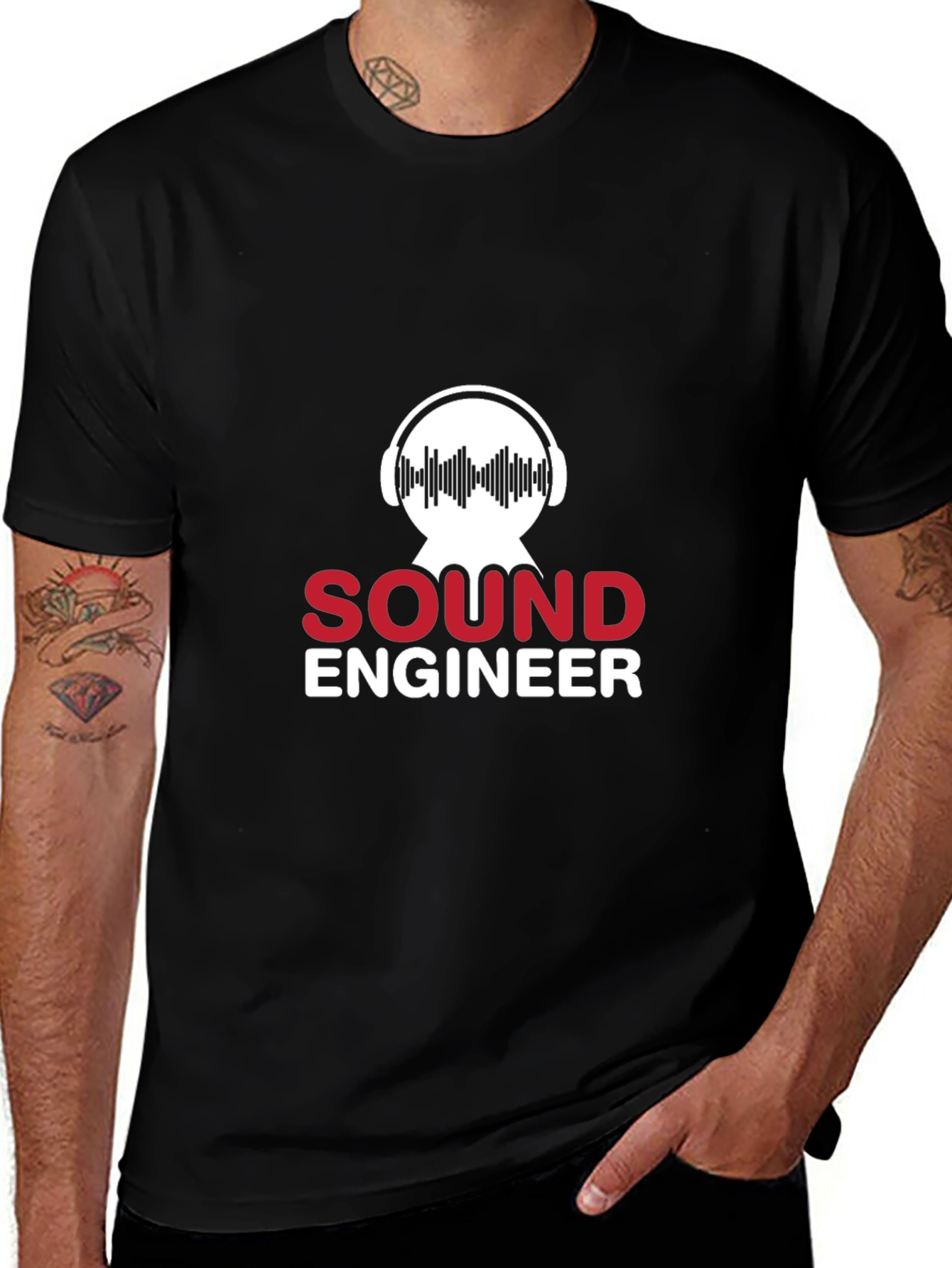 Sound Engineer T-Shirt - Audio Technician Graphic Tee