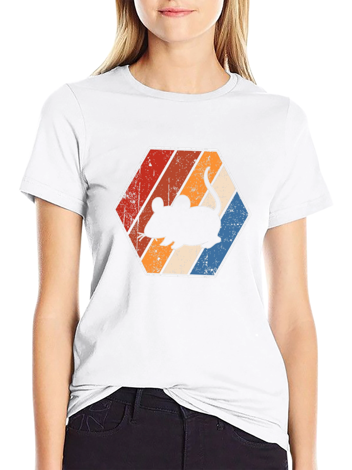 Retro Mouse Graphic T-Shirt
