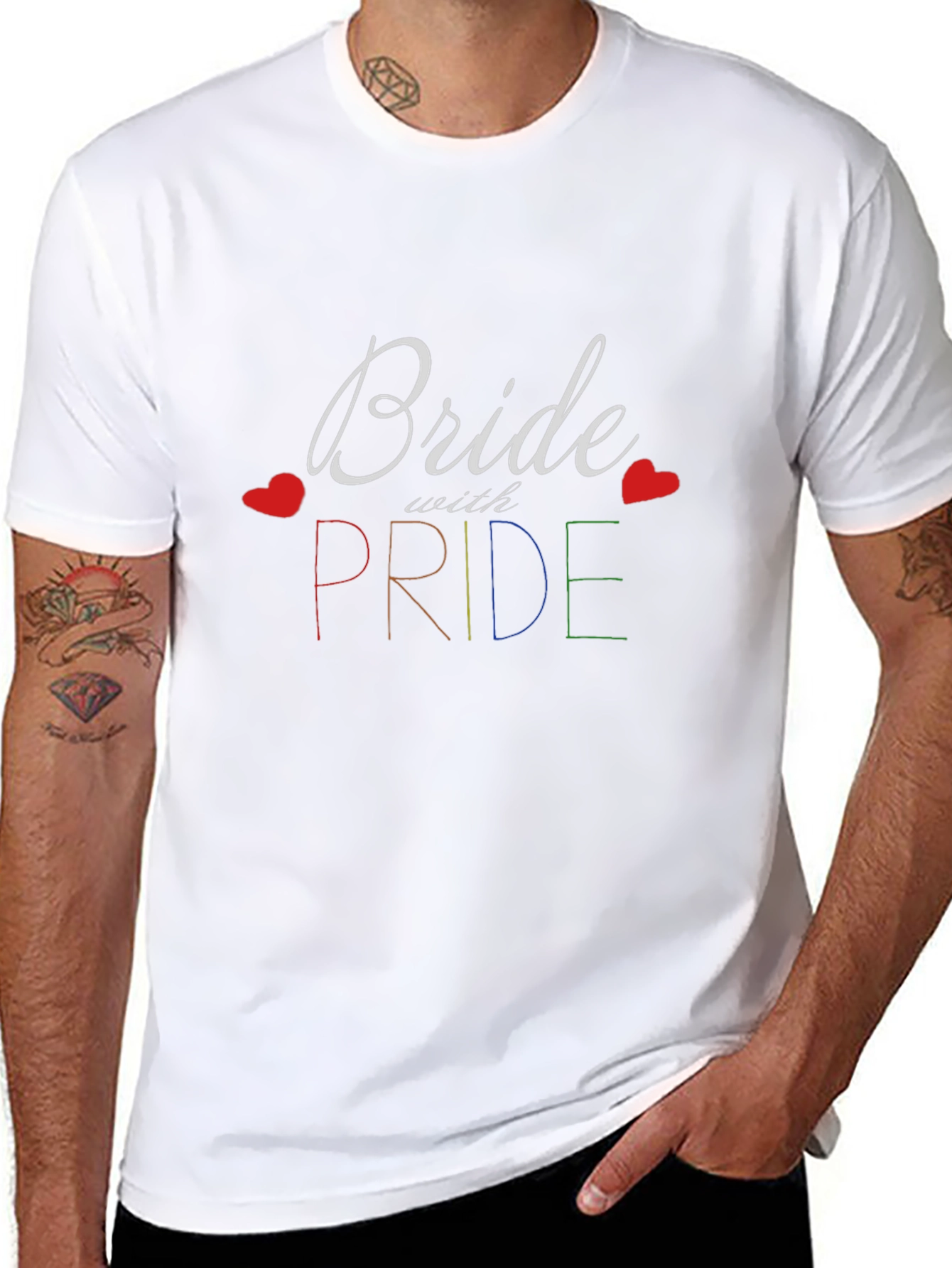 Bride with Pride Rainbow LGBTQ+ Tee