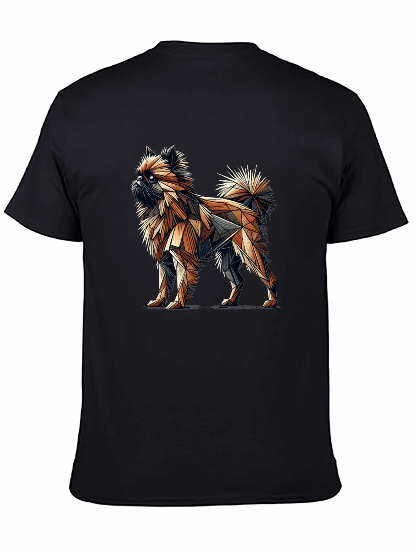 Geometric Dog Graphic Tee