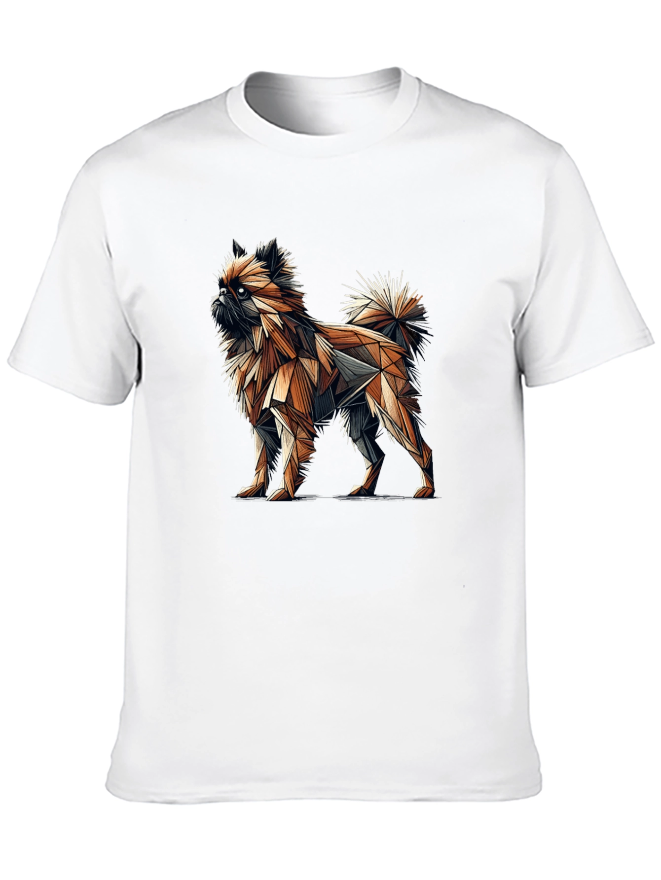 Geometric Dog Graphic Tee