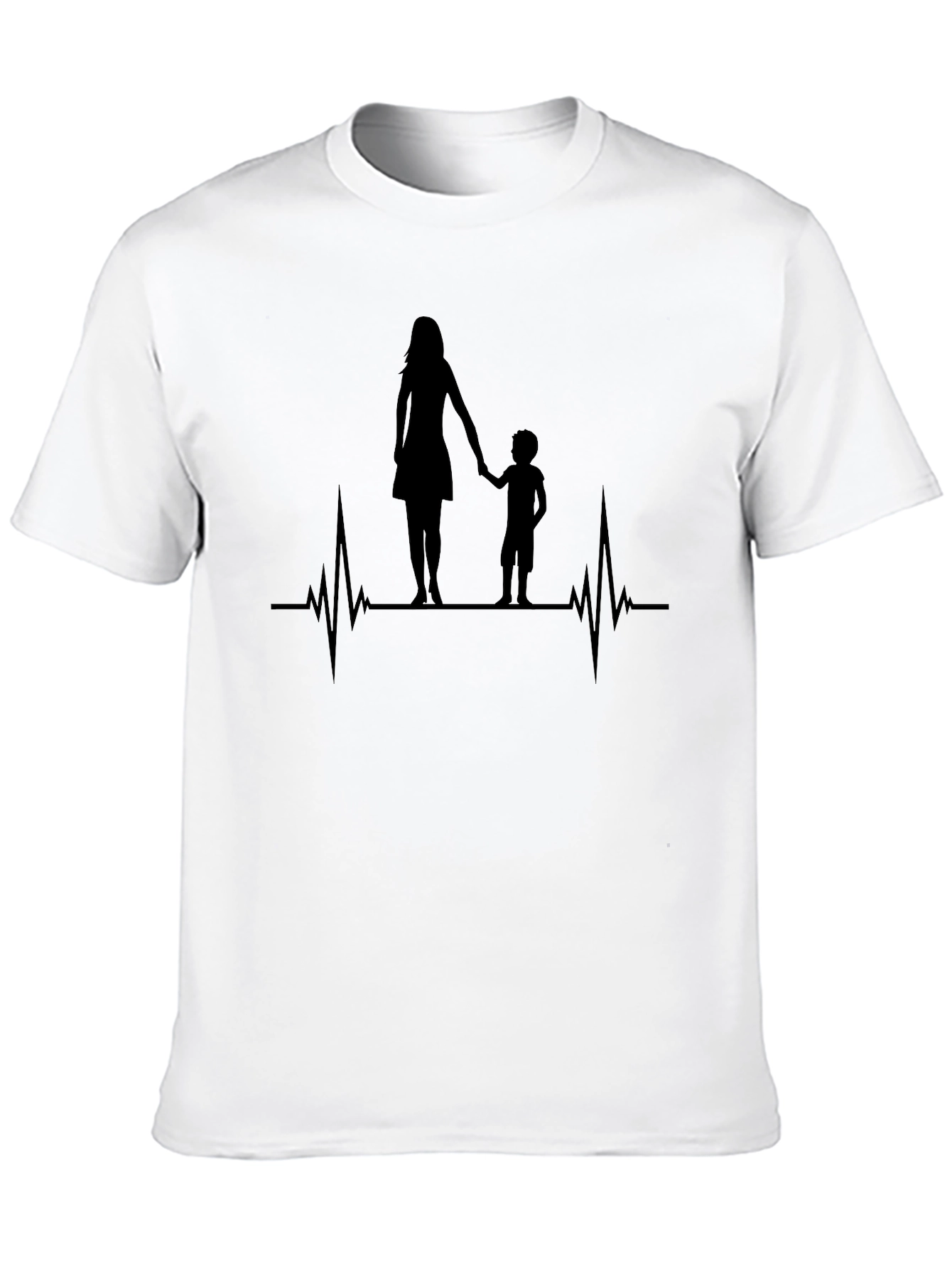 Mother and Child Heartbeat T-Shirt