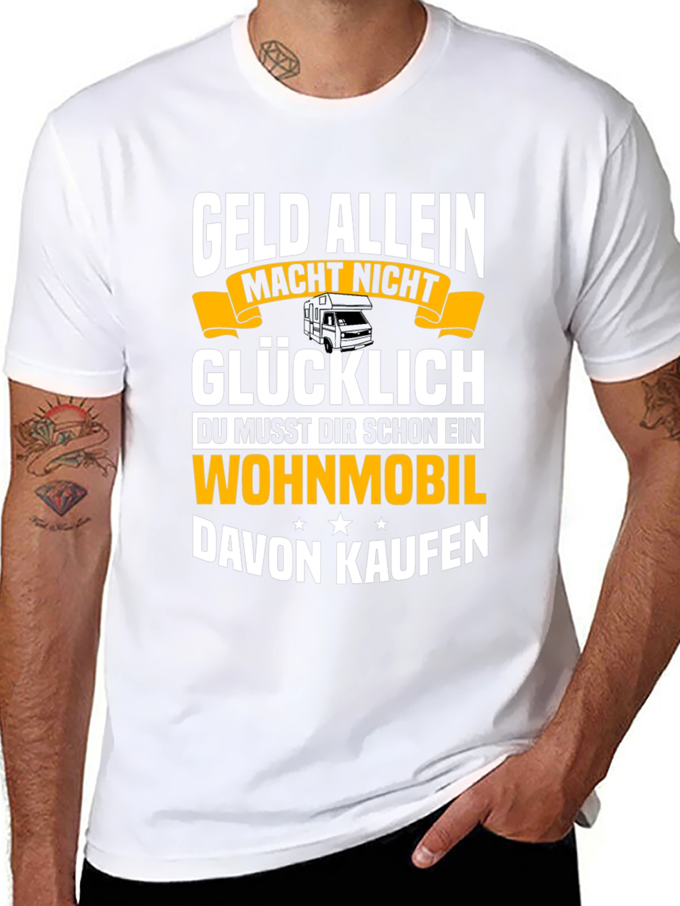 Geld Allein Macht Nicht Glucklich T-Shirt