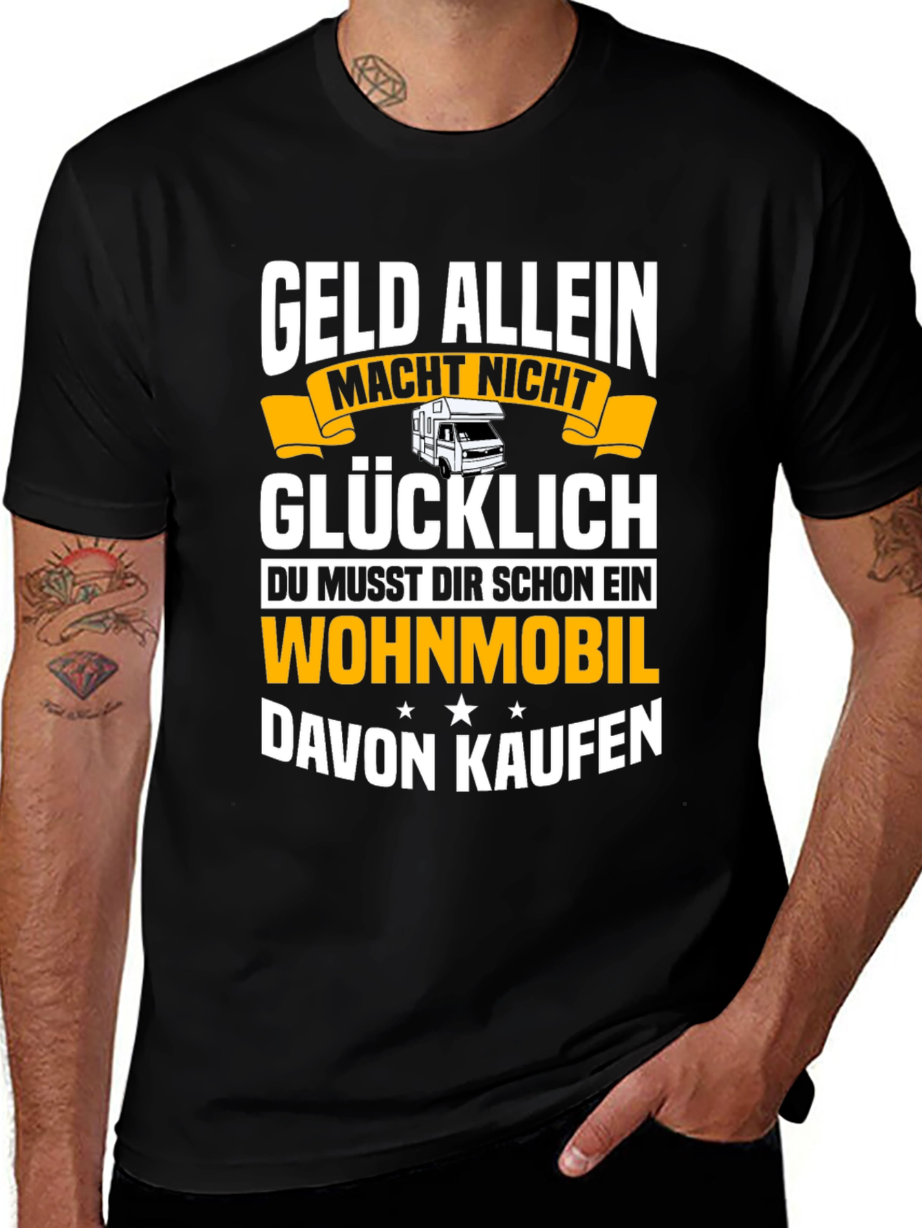 Geld Allein Macht Nicht Glucklich T-Shirt