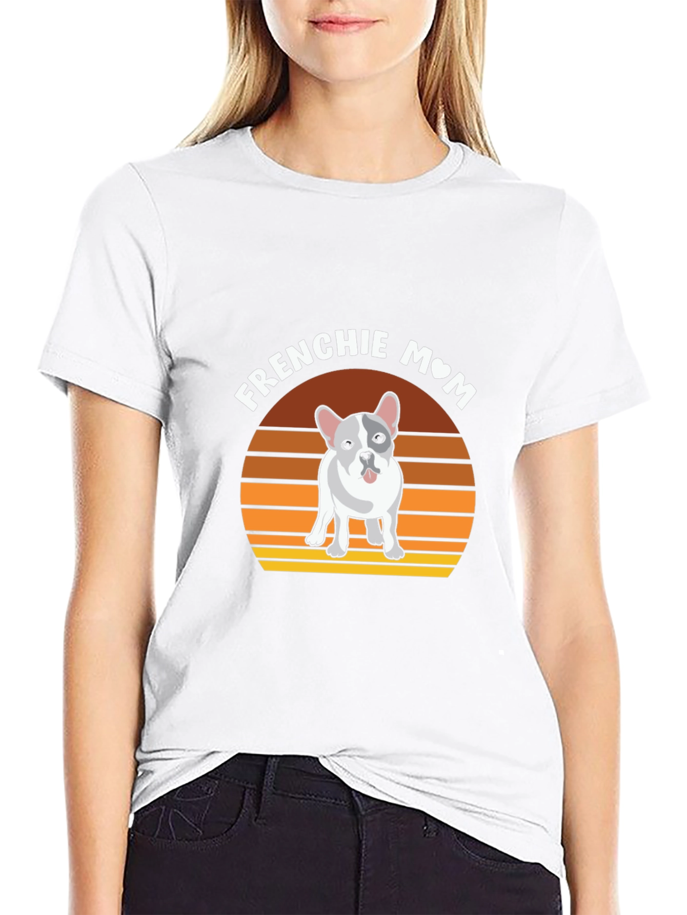 Frenchie Mom T-Shirt - Dog Lover Apparel