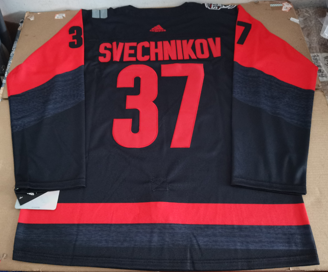 Men's Carolina Hurricanes Andrei Svechnikov #37 Black Player Jerseys