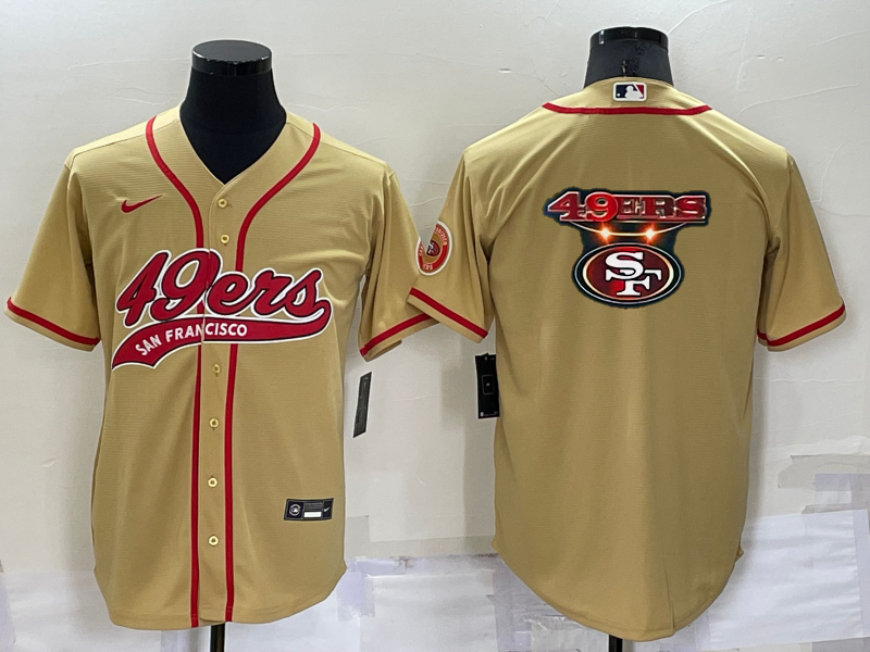 Men's San Francisco 49ers Gold Game Jerseys