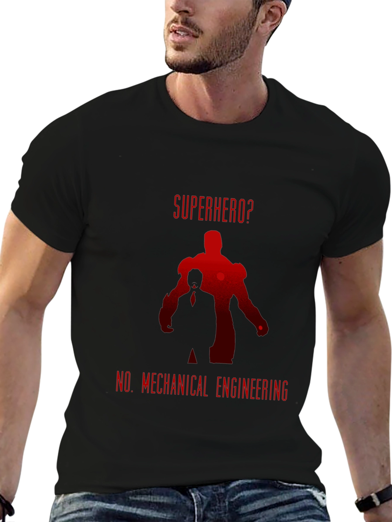 Superhero? No. Mechanical Engineering T-Shirt