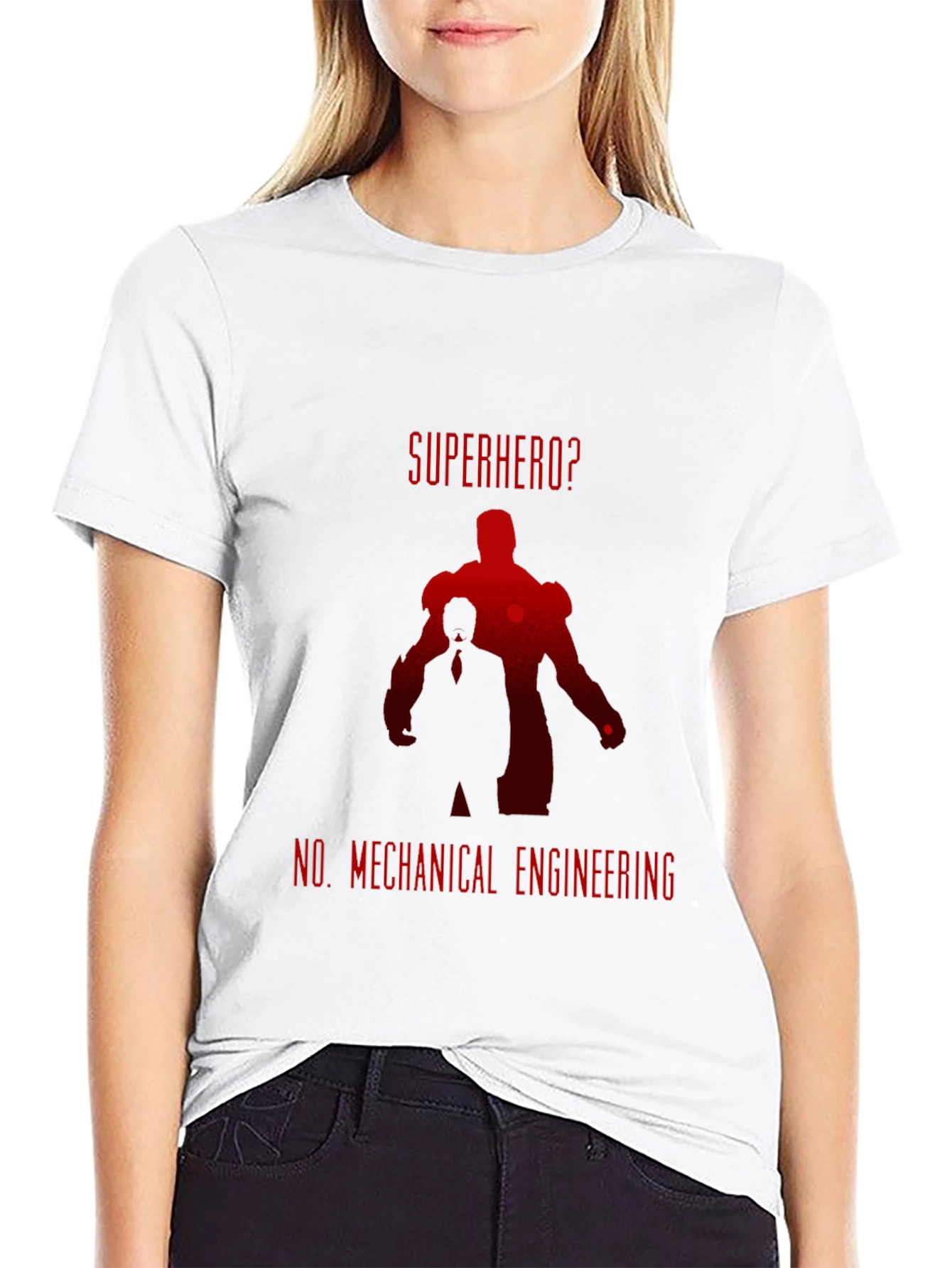 Superhero? No. Mechanical Engineering T-Shirt