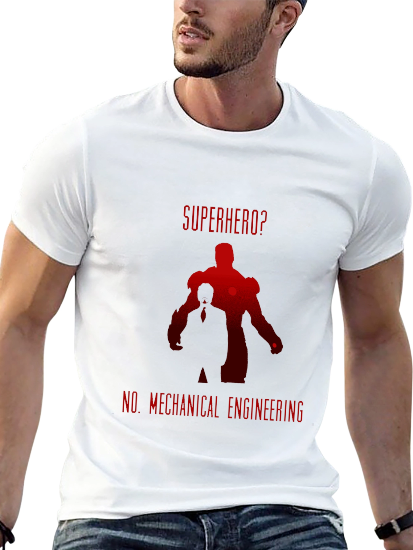 Superhero? No. Mechanical Engineering T-Shirt