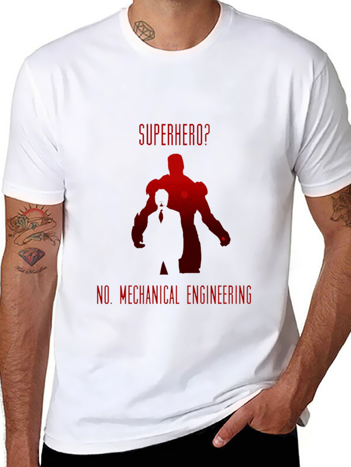 Superhero? No. Mechanical Engineering T-Shirt