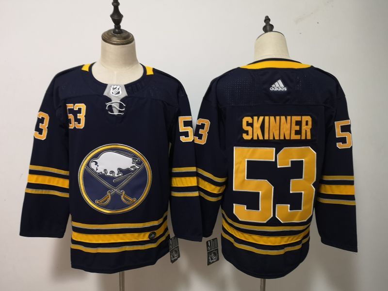 Men's Buffalo Sabres Jeff Skinner #53 Navy Replica Player Jerseys