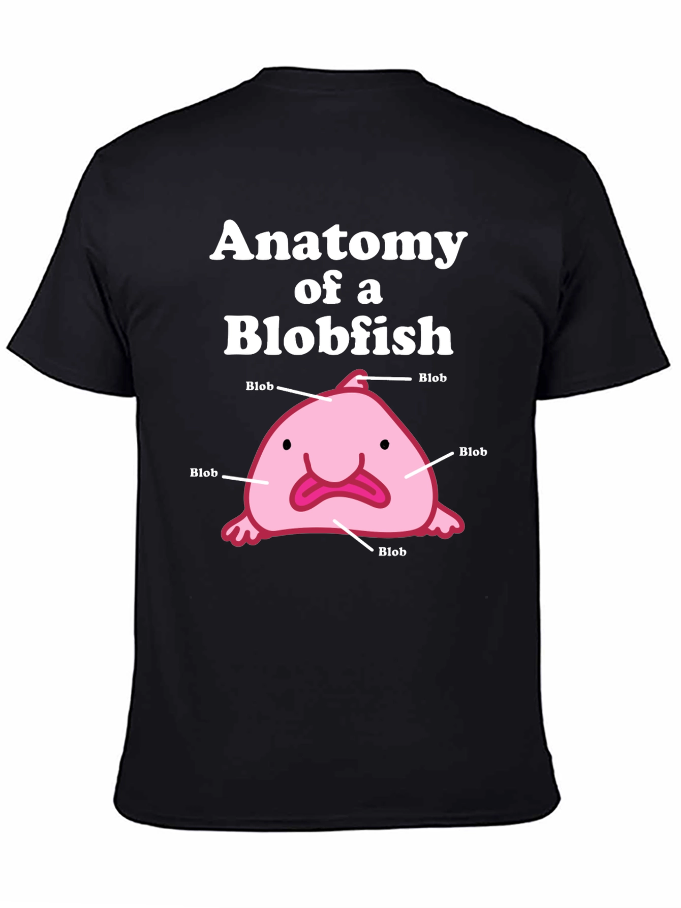 Anatomy of a Blobfish Graphic T-Shirt