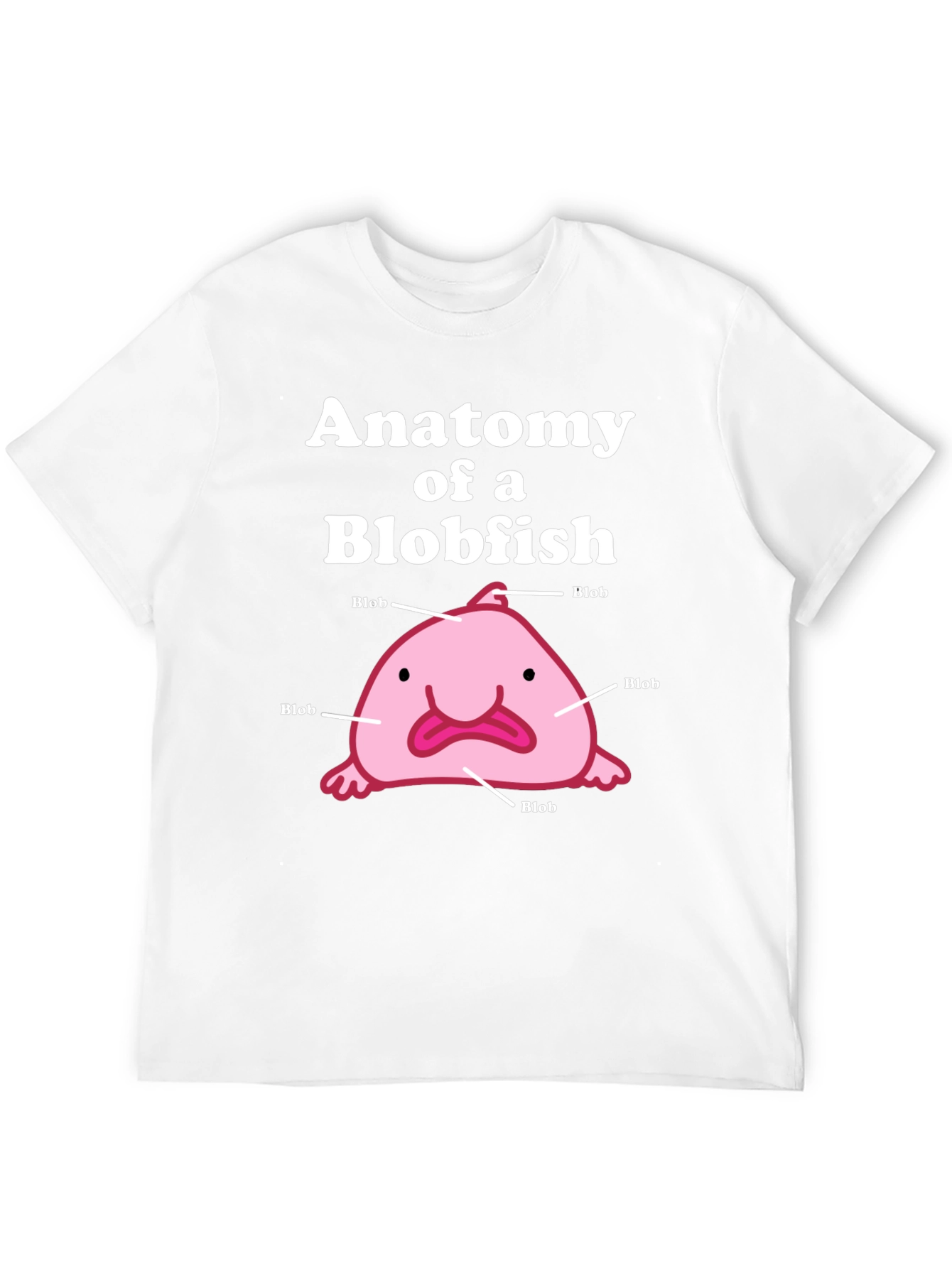 Anatomy of a Blobfish Graphic T-Shirt