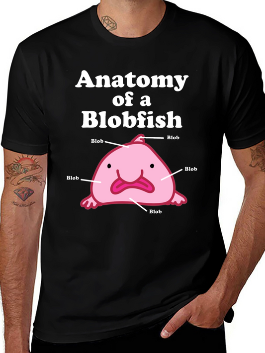 Anatomy of a Blobfish Graphic T-Shirt